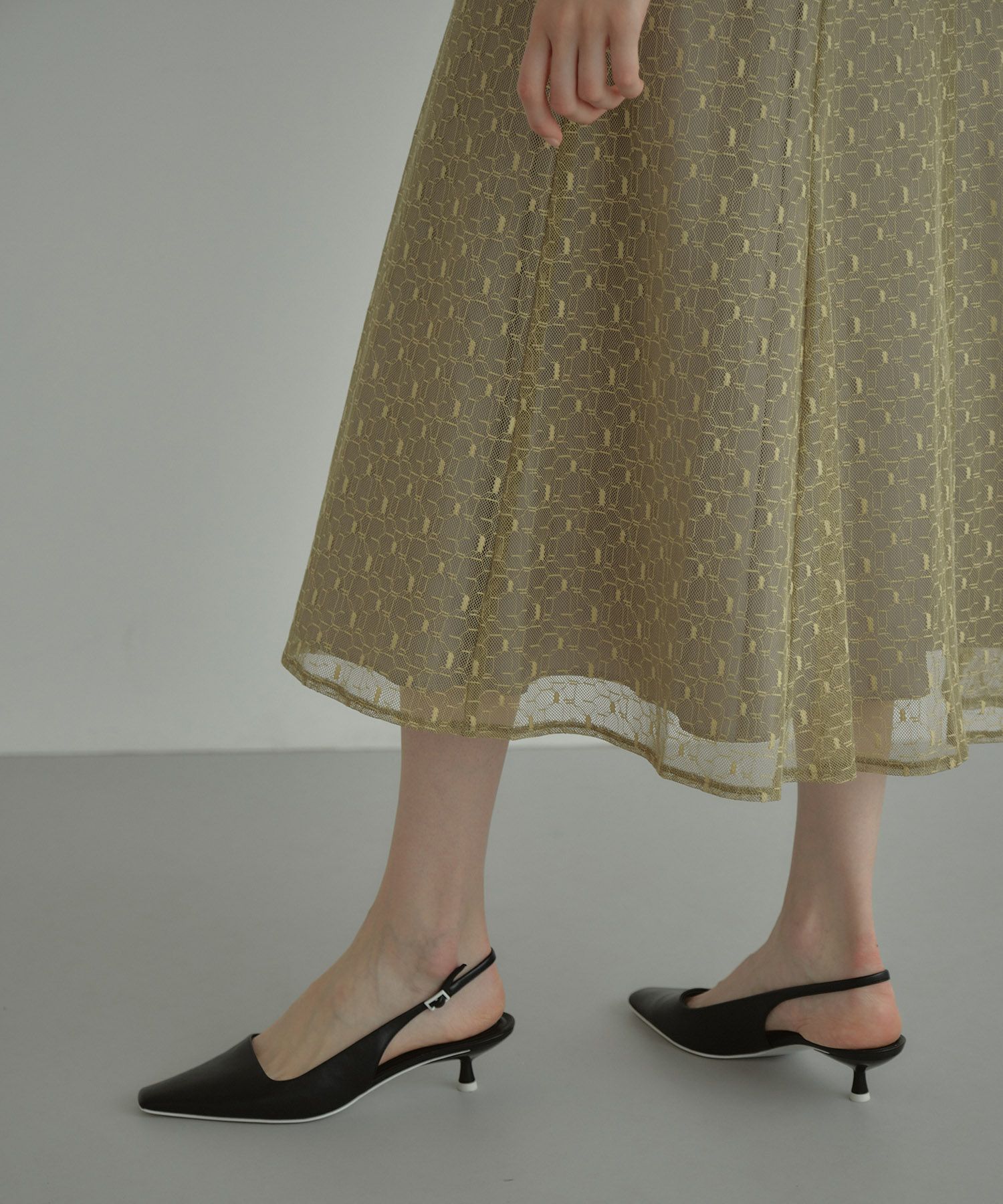 アンドレスド バックオープンジオメトリックドレス 結婚式 ドレス