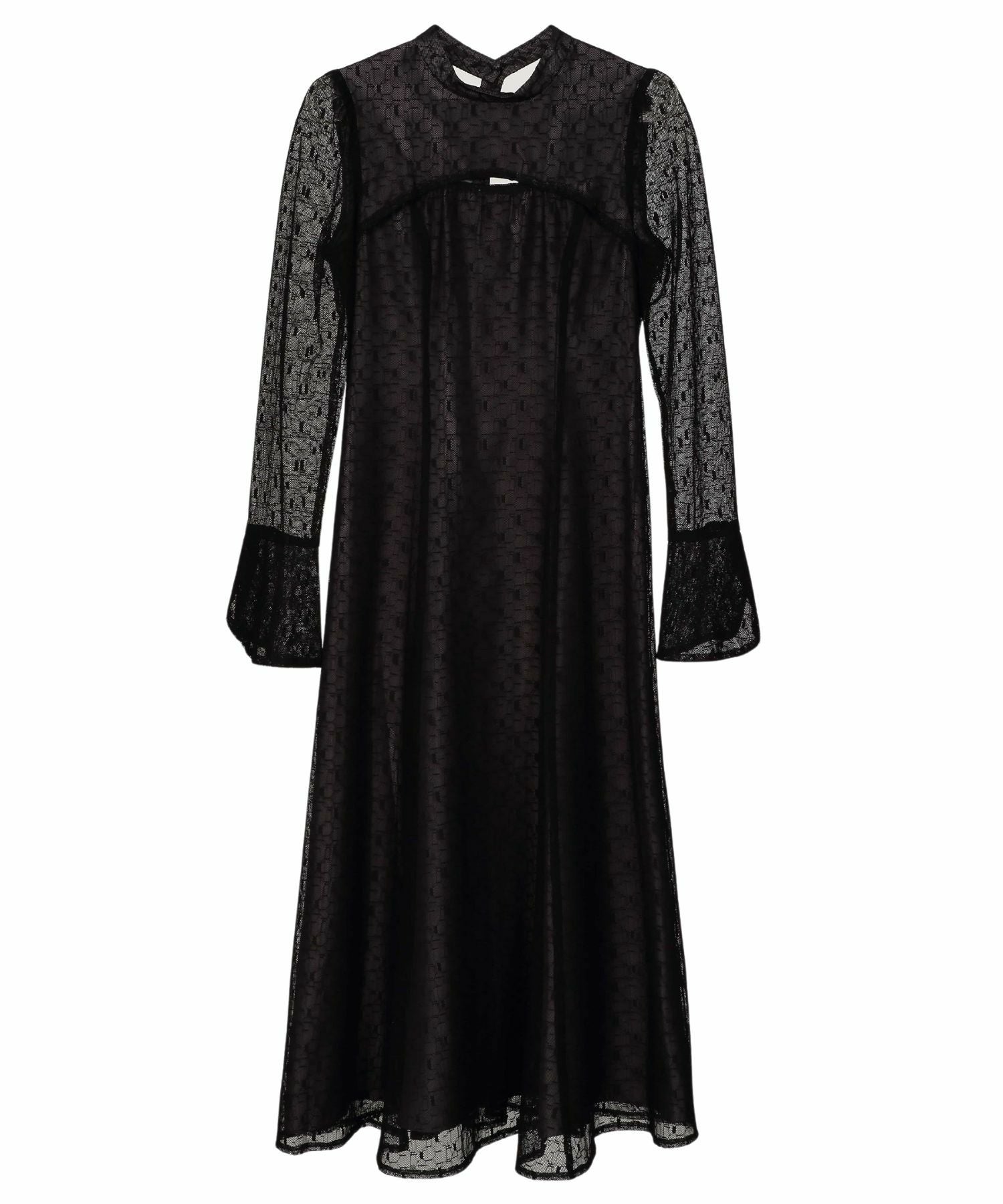 アンドレスド バックオープンジオメトリックドレス 結婚式 ドレス