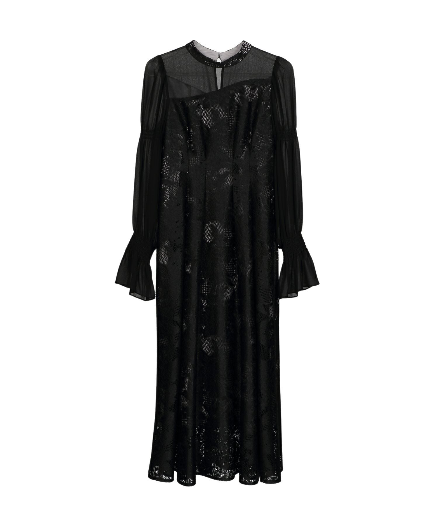 アンドレスド アシンメトリータックドレス 結婚式 お呼ばれ ドレス