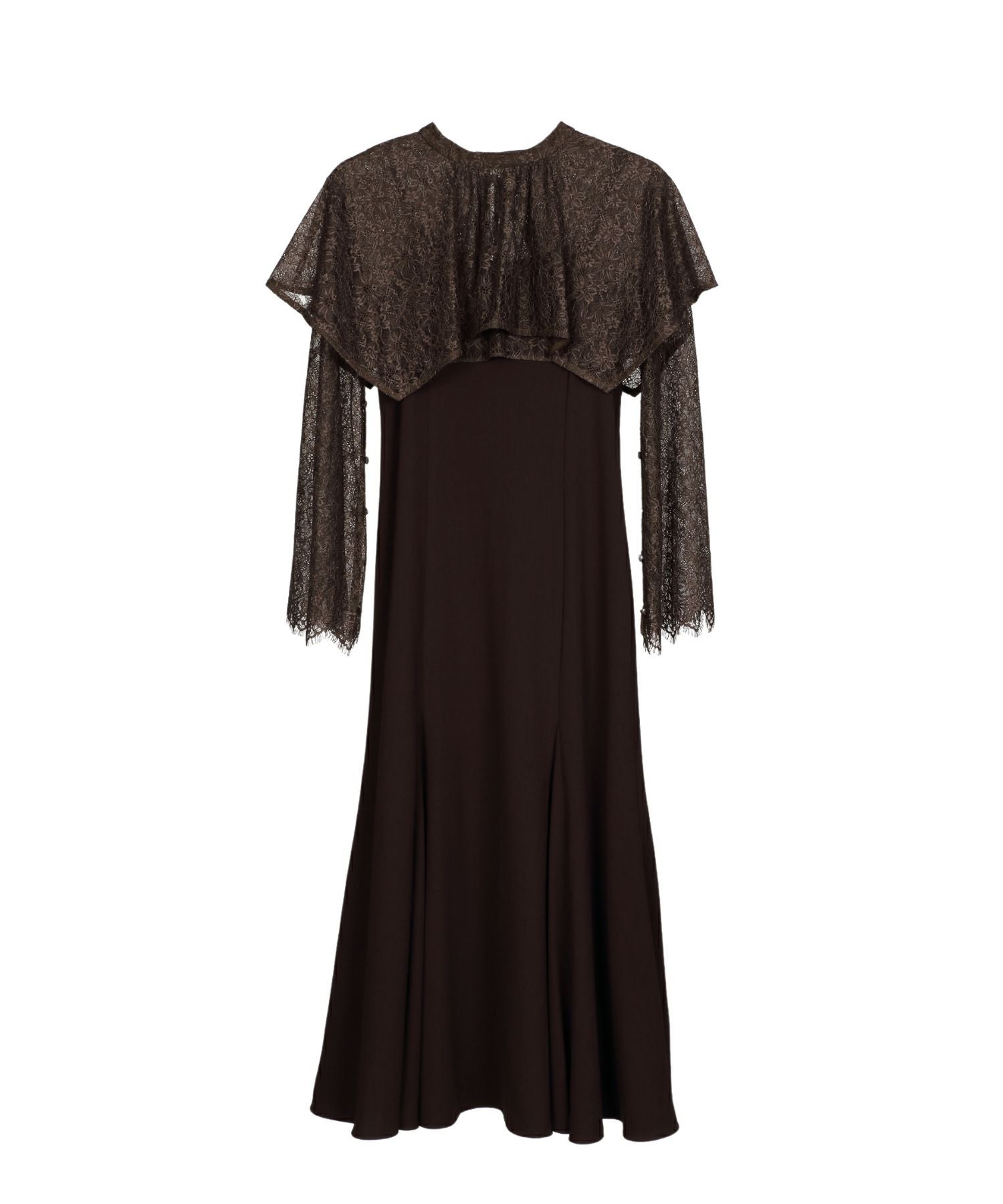 layered cape dress | ANDRESD