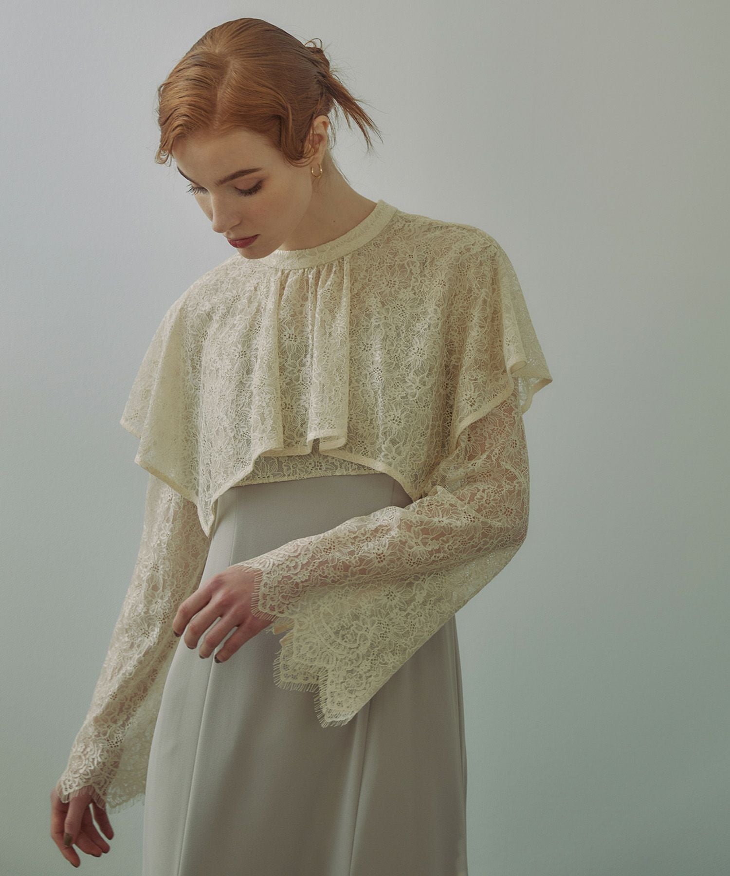 layered cape dress | ANDRESD