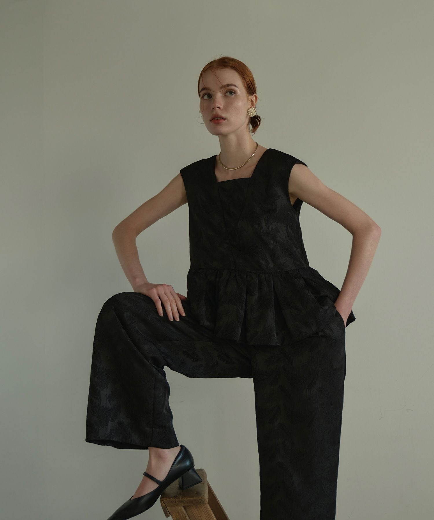 peplum setup dress | ANDRESD