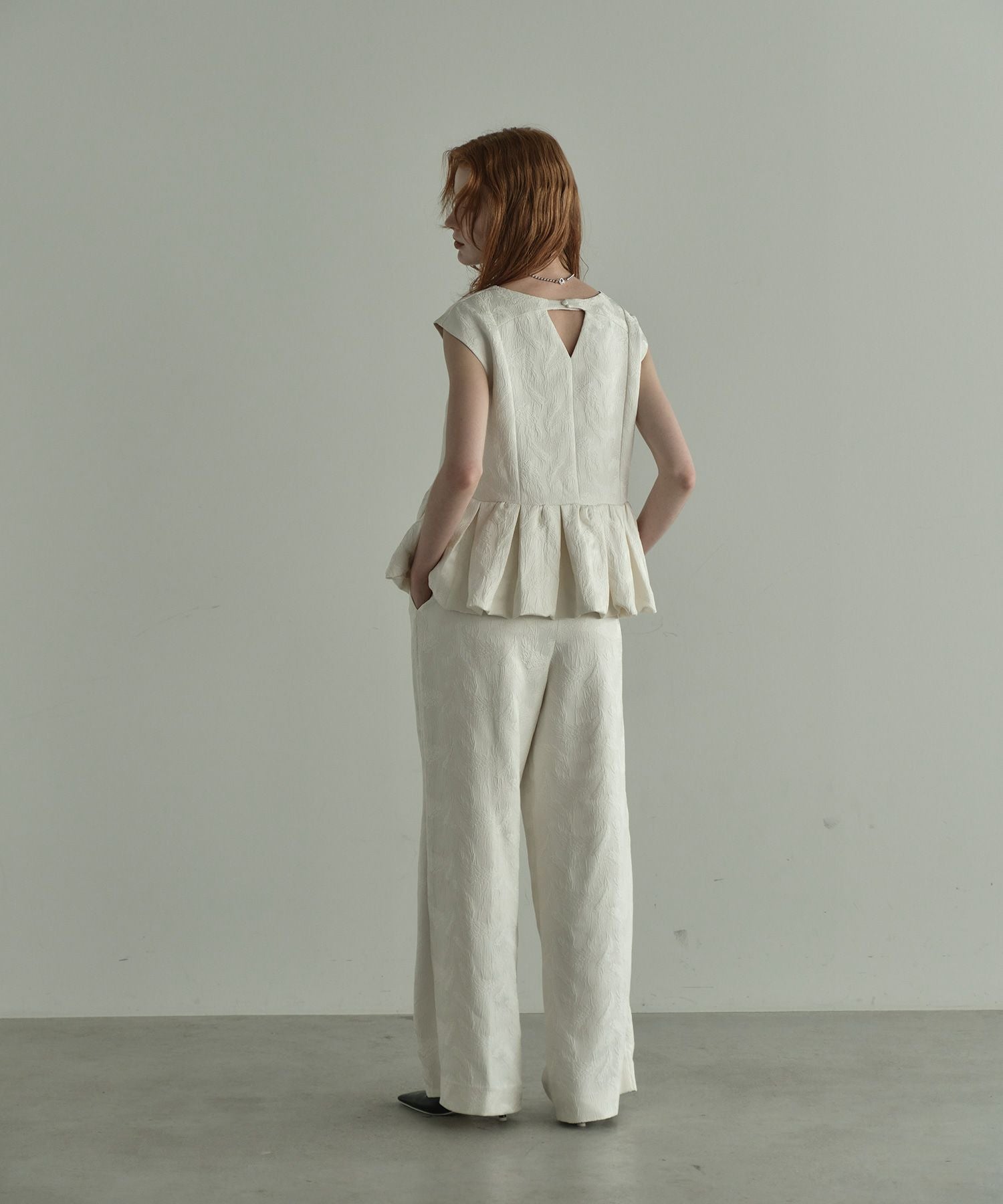 peplum setup dress | ANDRESD