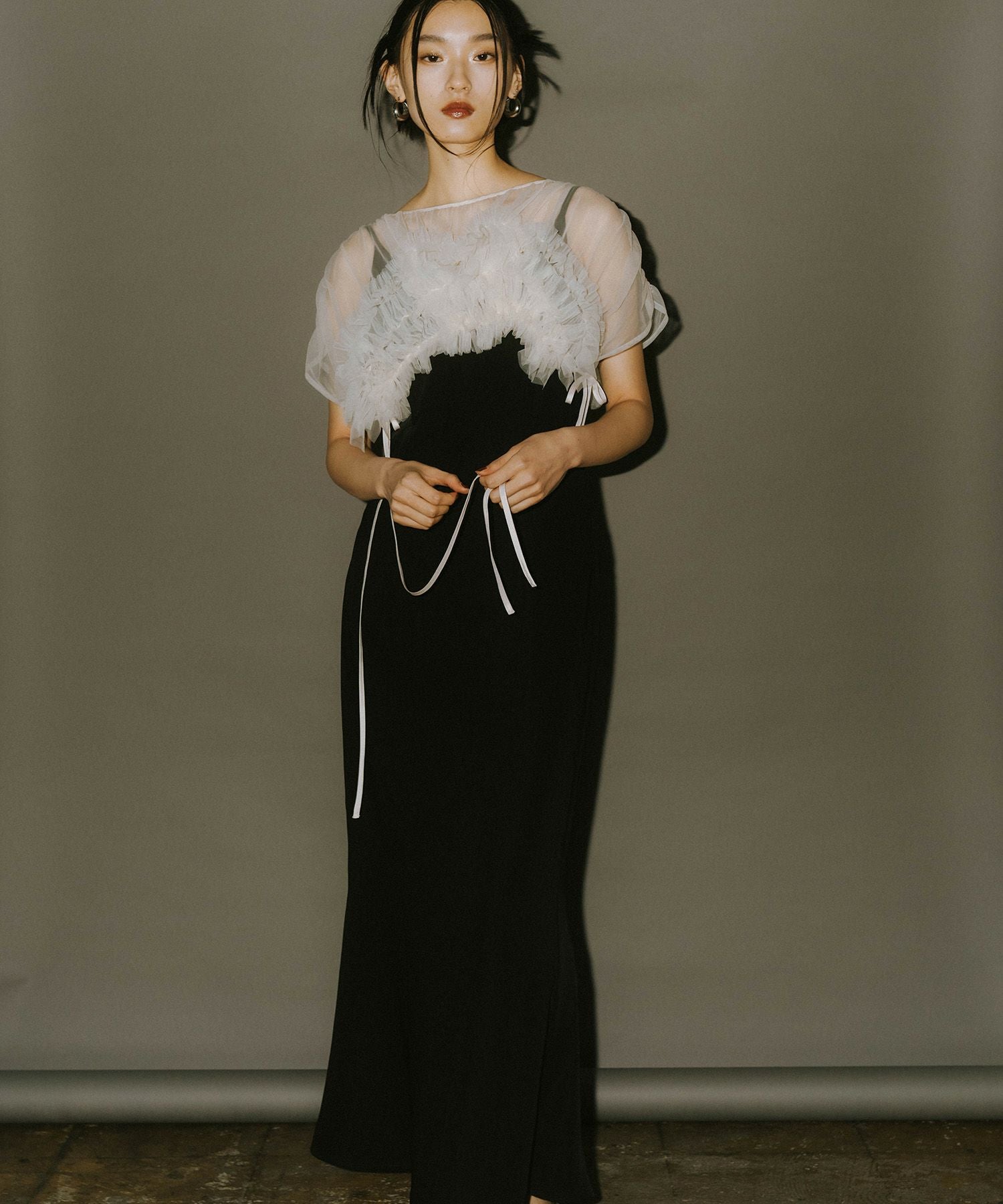 volume soft tulle dress | ANDRESD