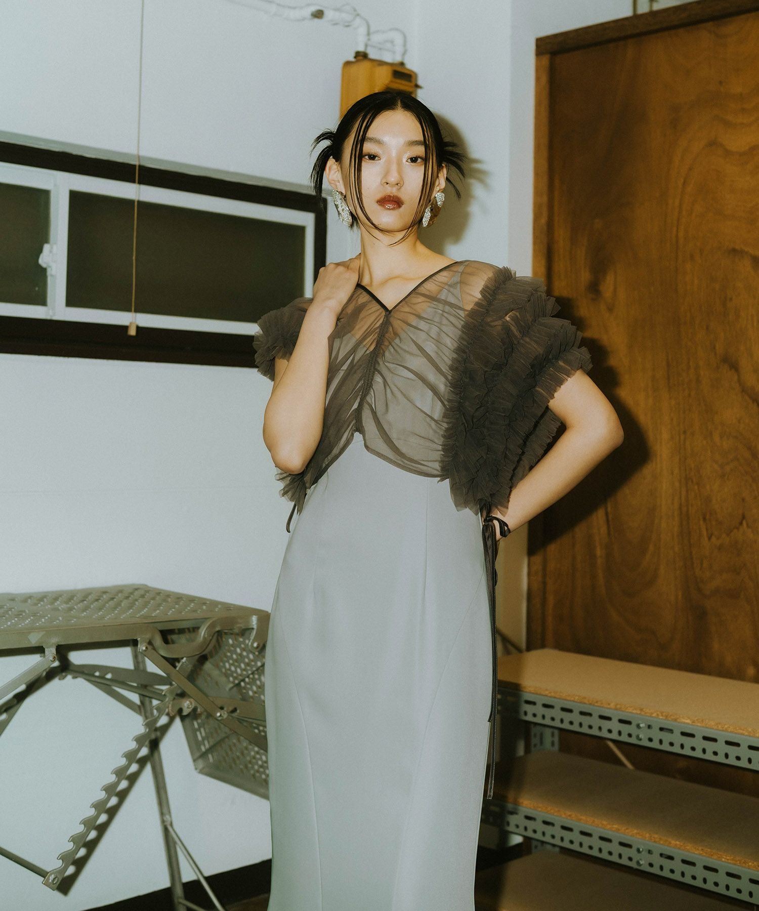 ⚠️値下げしました【ANDRESD】チュールドレス volume soft tulle dress | ANDRESD