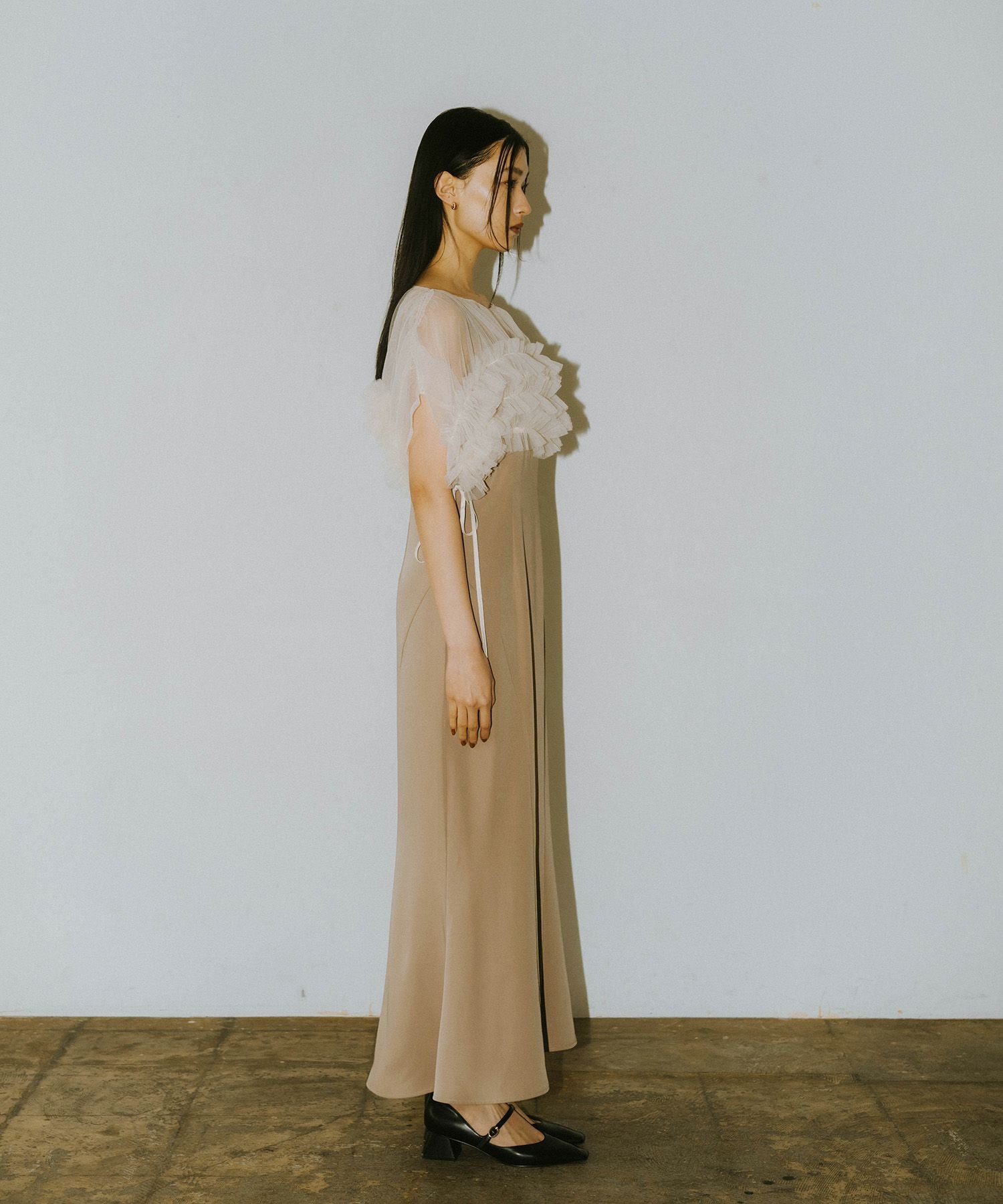 volume soft tulle dress | ANDRESD