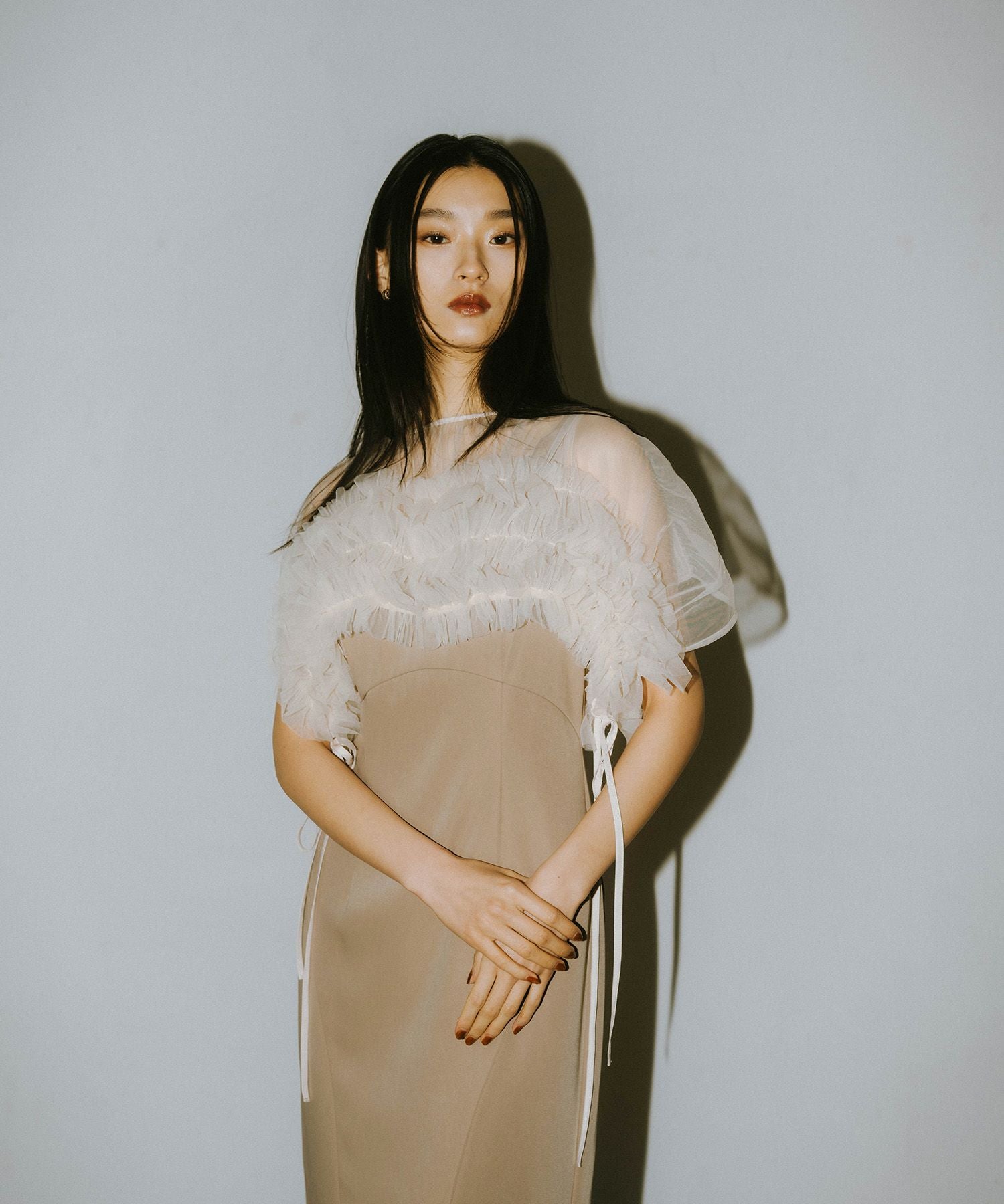 volume soft tulle dress | ANDRESD