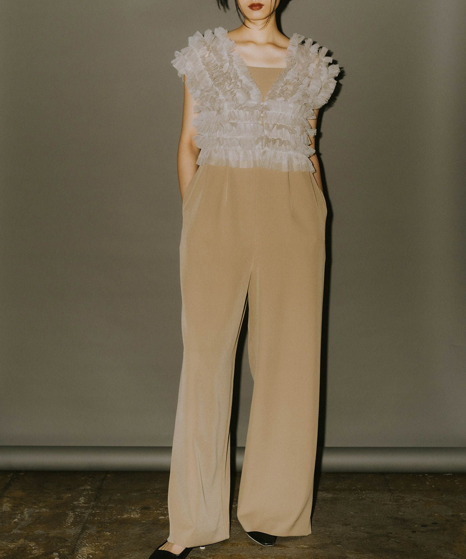 tulle vest all in one dress | ANDRESD