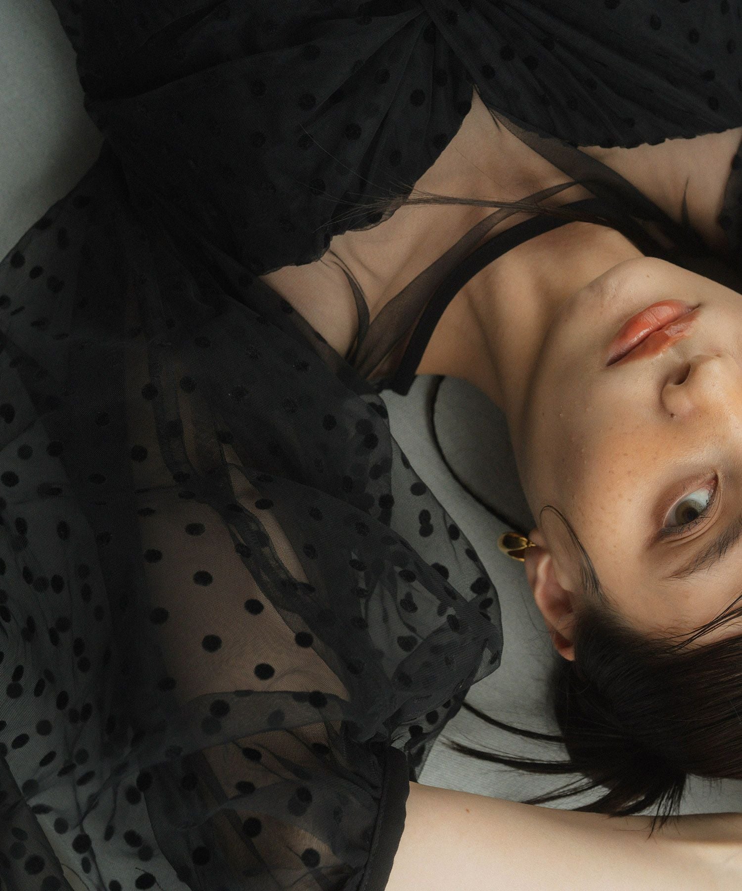 flocky dot pants dress | ANDRESD
