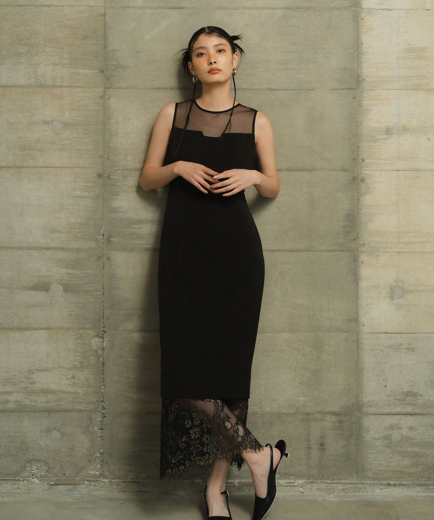 hem lace dress | ANDRESD