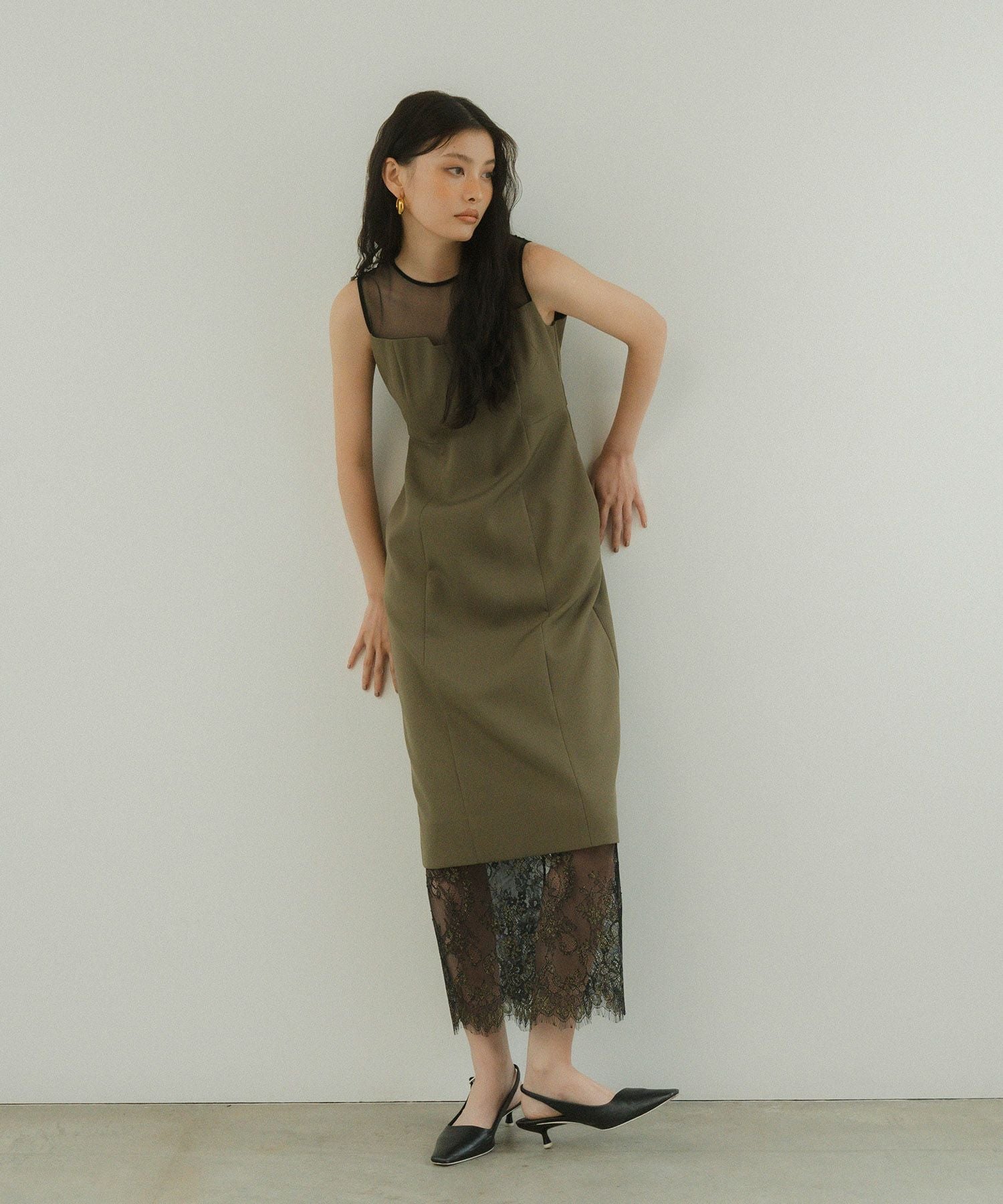 hem lace dress | ANDRESD