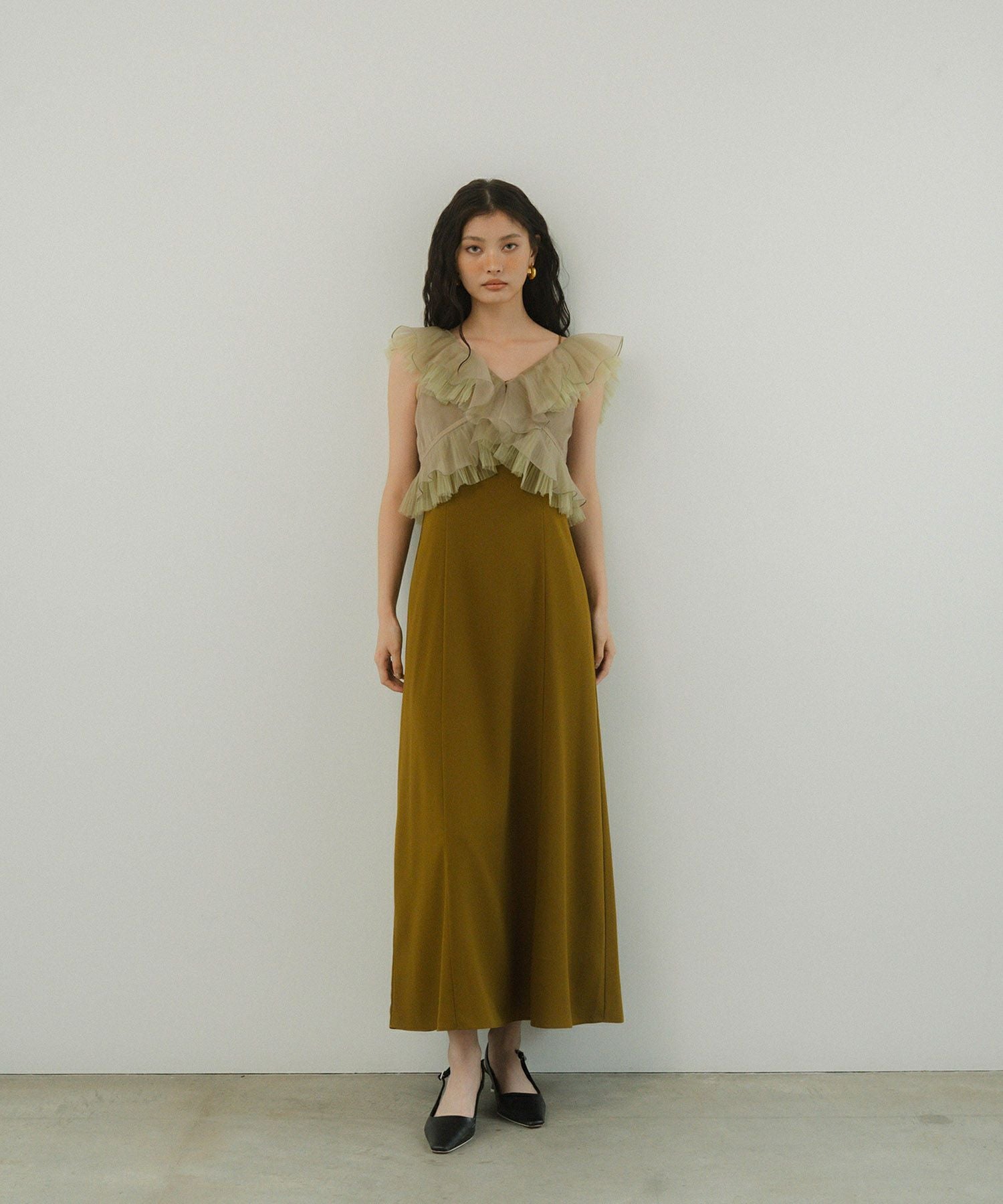 pleats tulle dress | ANDRESD