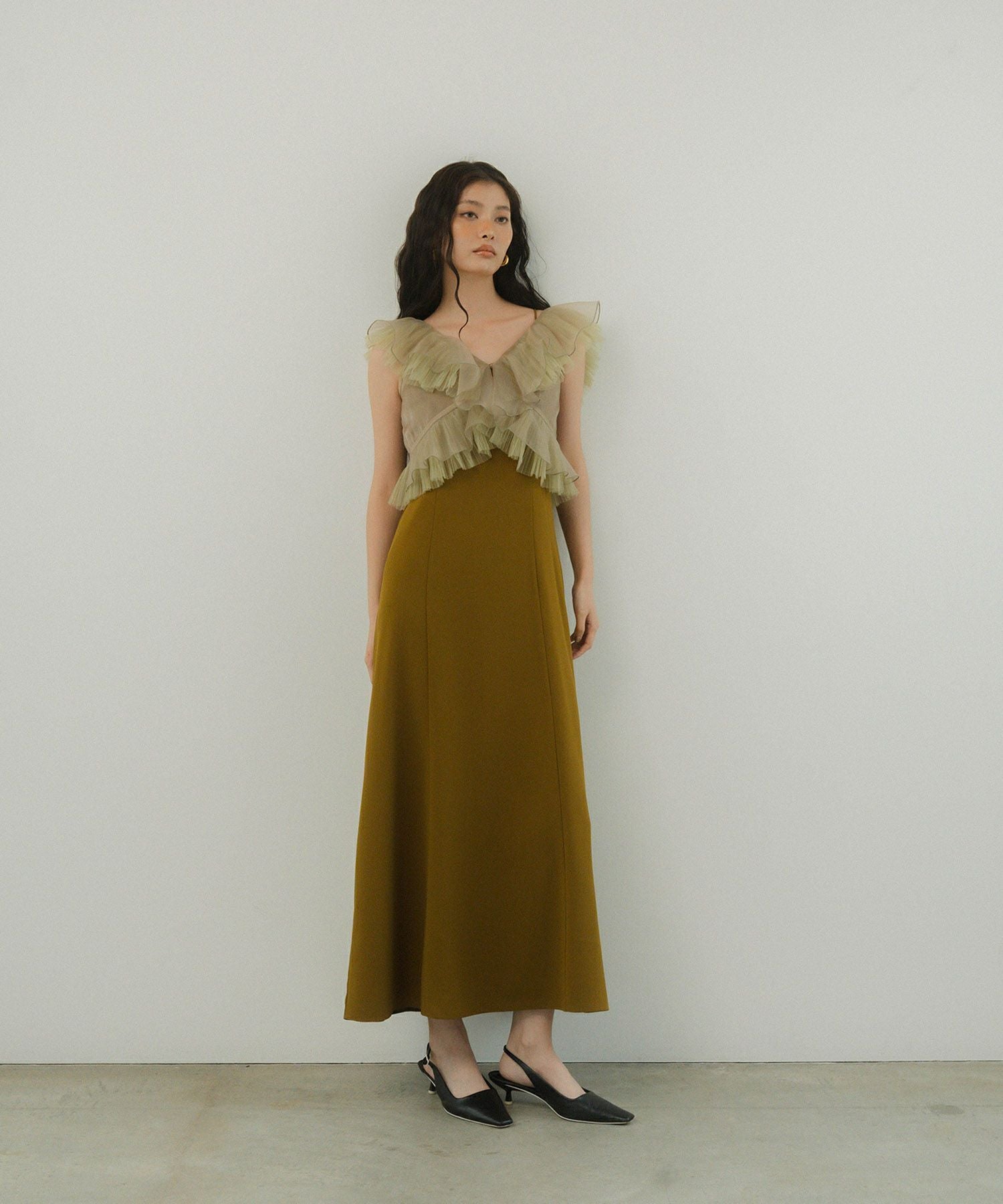 pleats tulle dress | ANDRESD