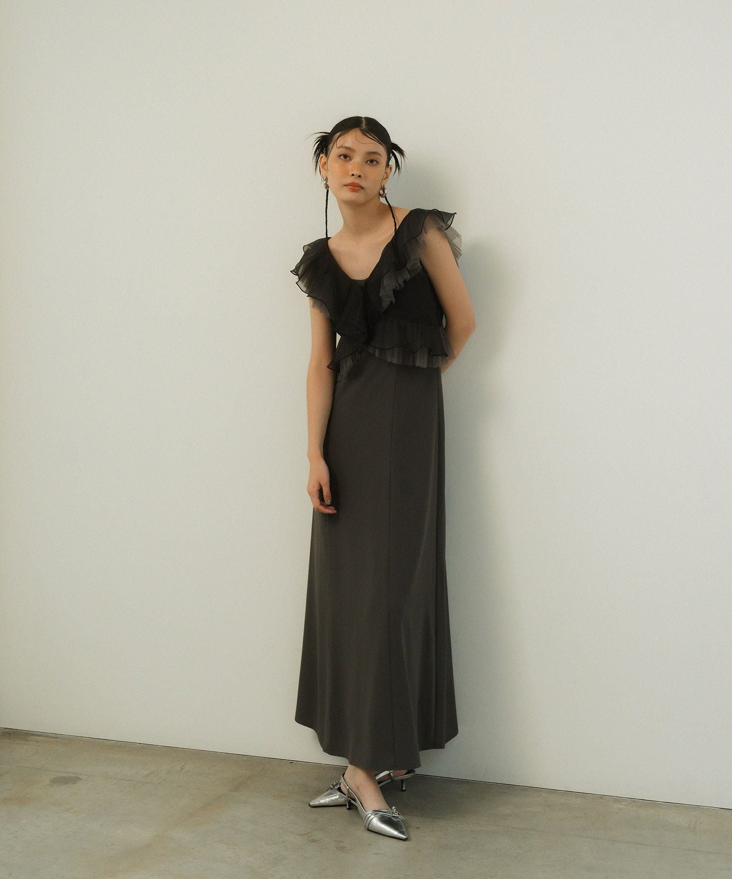 pleats tulle dress | ANDRESD