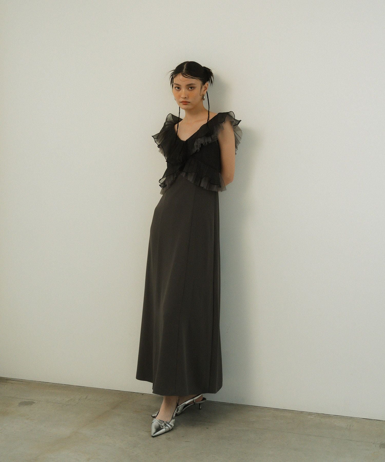 pleats tulle dress | ANDRESD