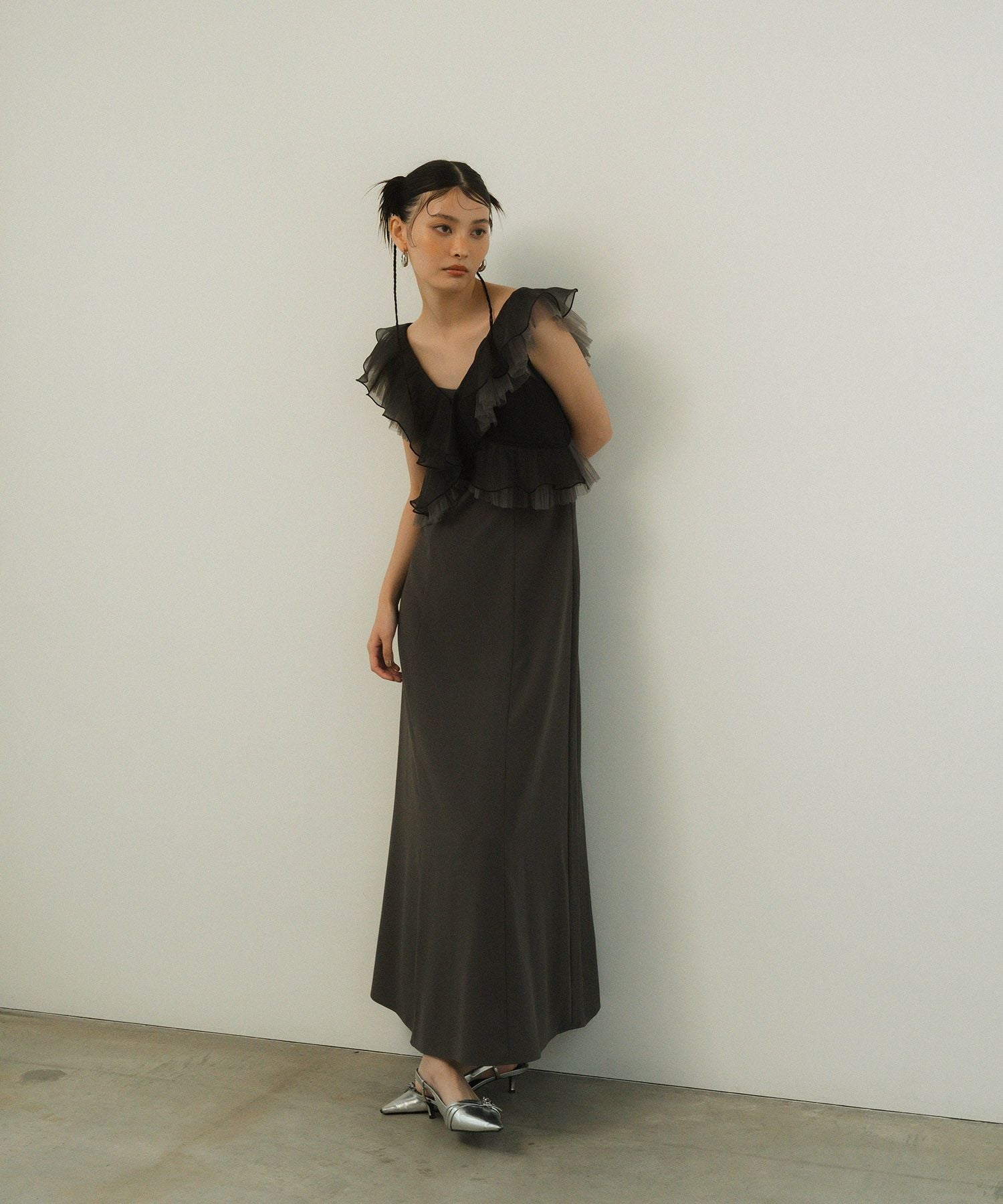 pleats tulle dress | ANDRESD