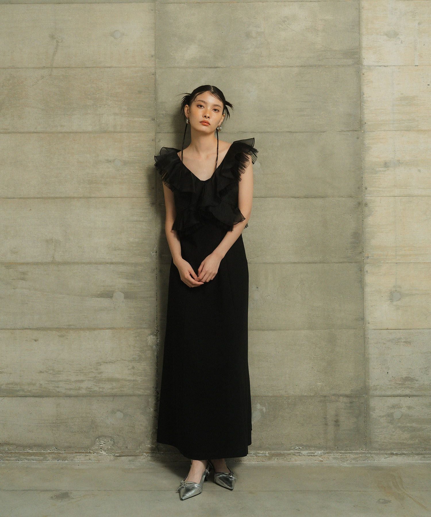 pleats tulle dress | ANDRESD