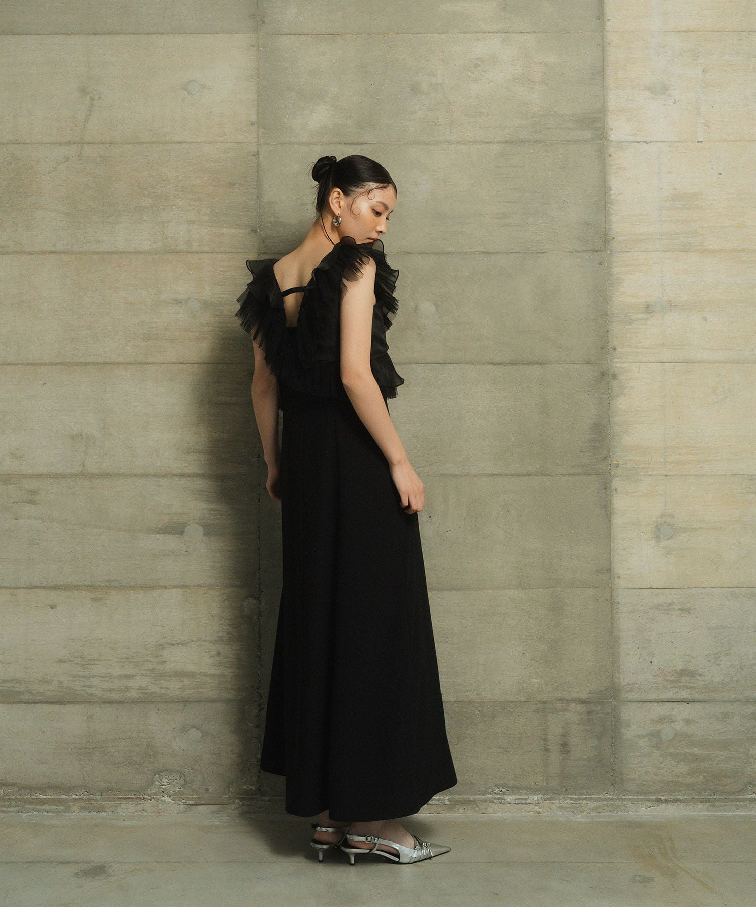 pleats tulle dress | ANDRESD