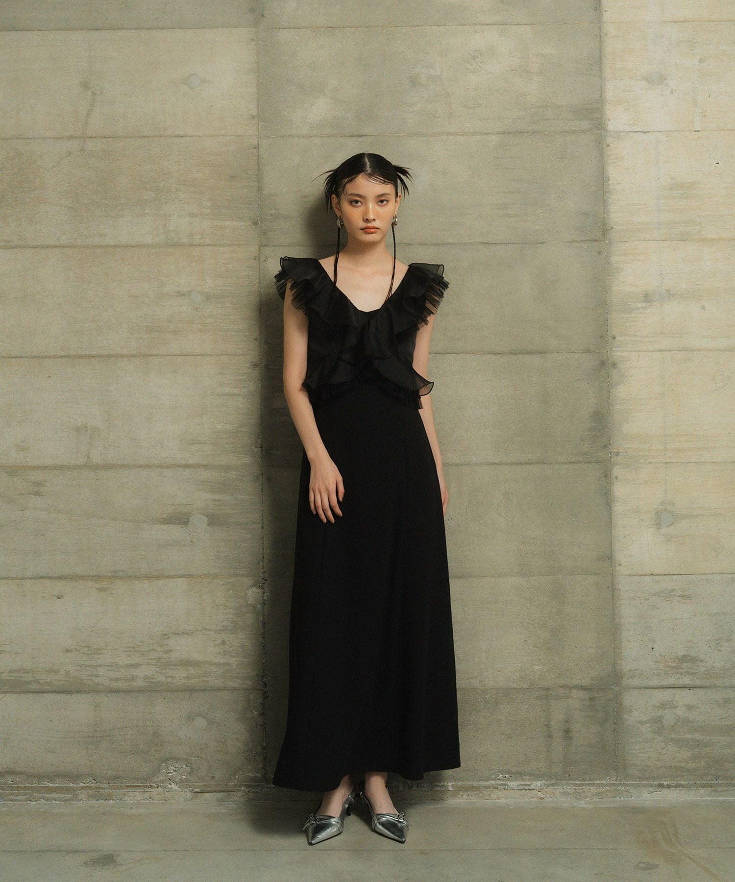 pleats tulle dress | ANDRESD