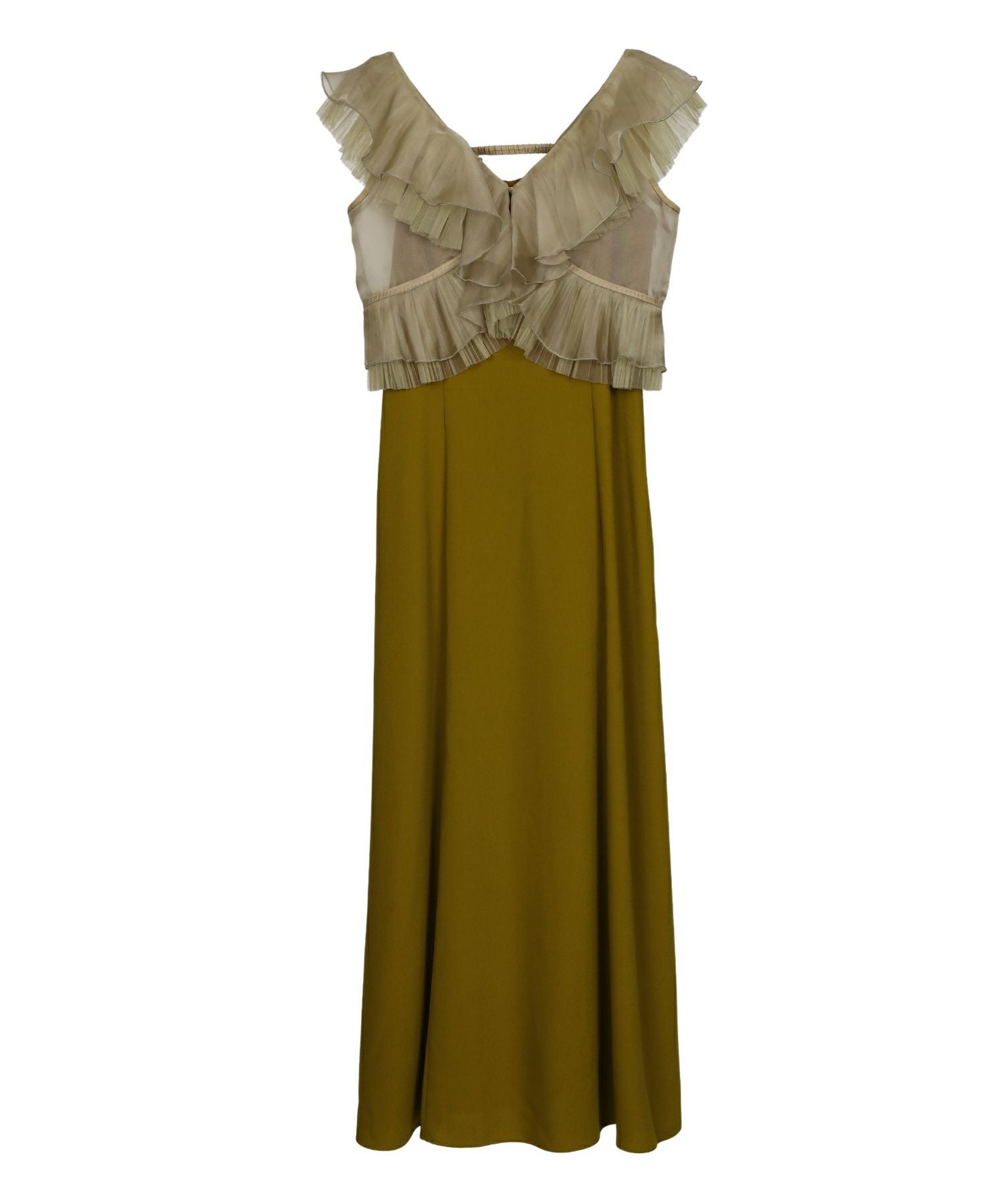 新品タグ付き　pleats tulle dress　S pleats tulle dress | ANDRESD