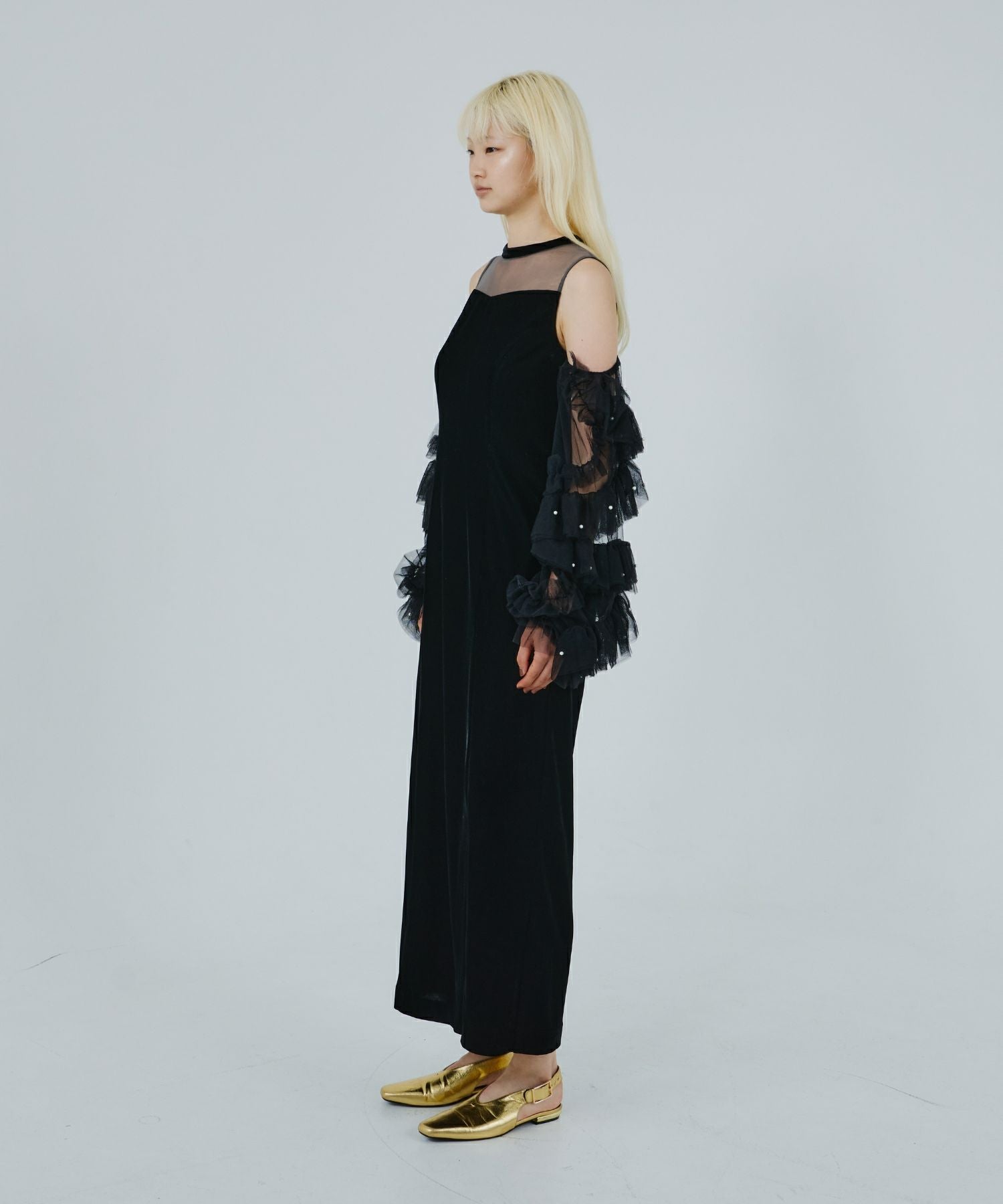 detached sleeve dress | ANDRESD