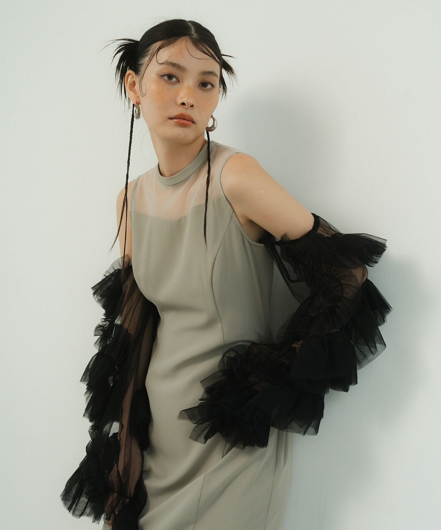 detached sleeve dress | ANDRESD