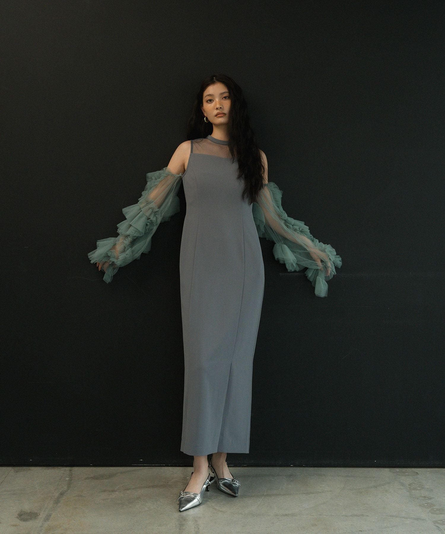 detached sleeve dress | ANDRESD