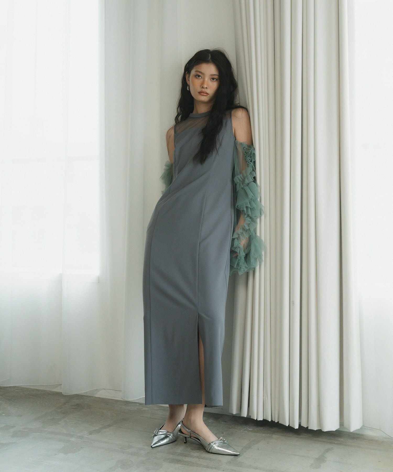 detached sleeve dress | ANDRESD