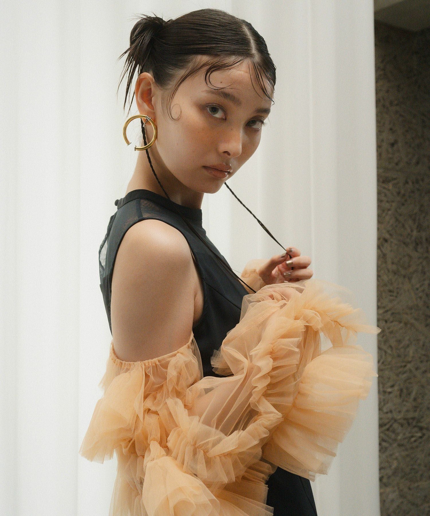 detached sleeve dress | ANDRESD