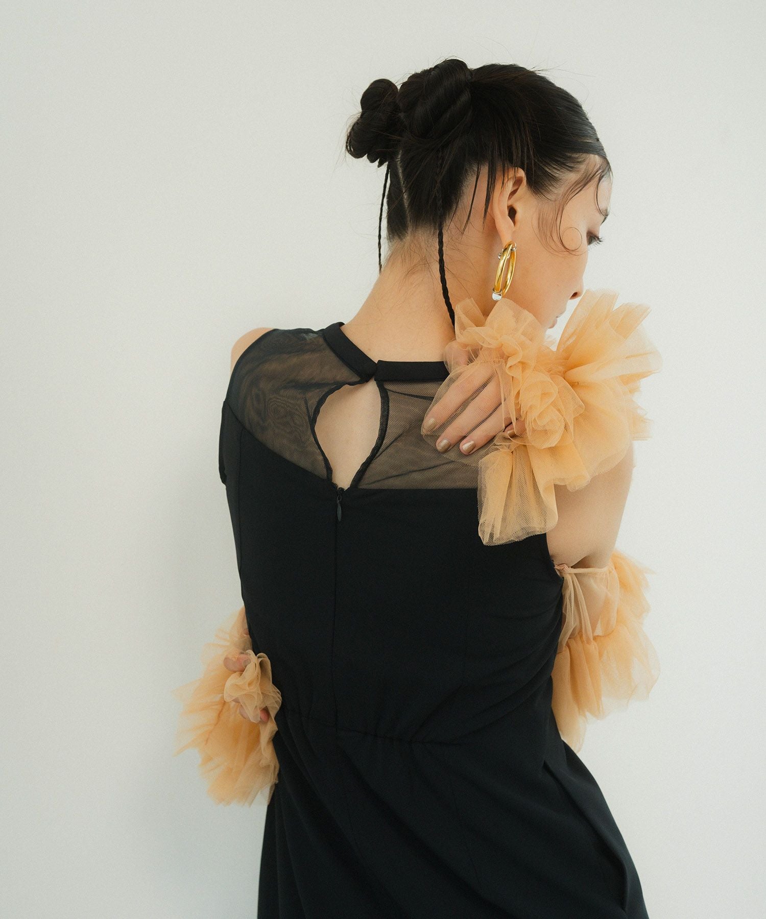 detached sleeve dress | ANDRESD