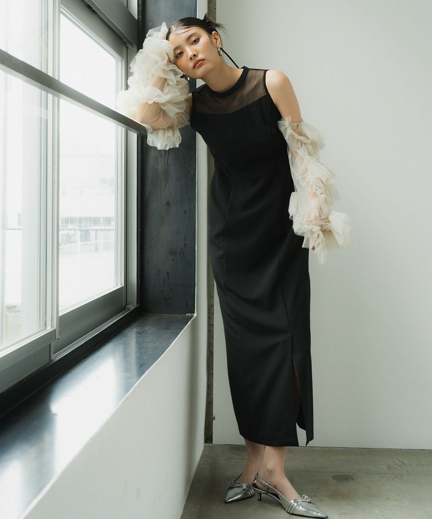 detached sleeve dress | ANDRESD