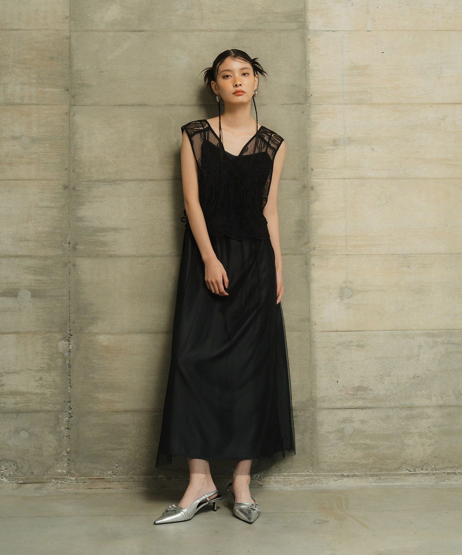 tulle layered dress | ANDRESD