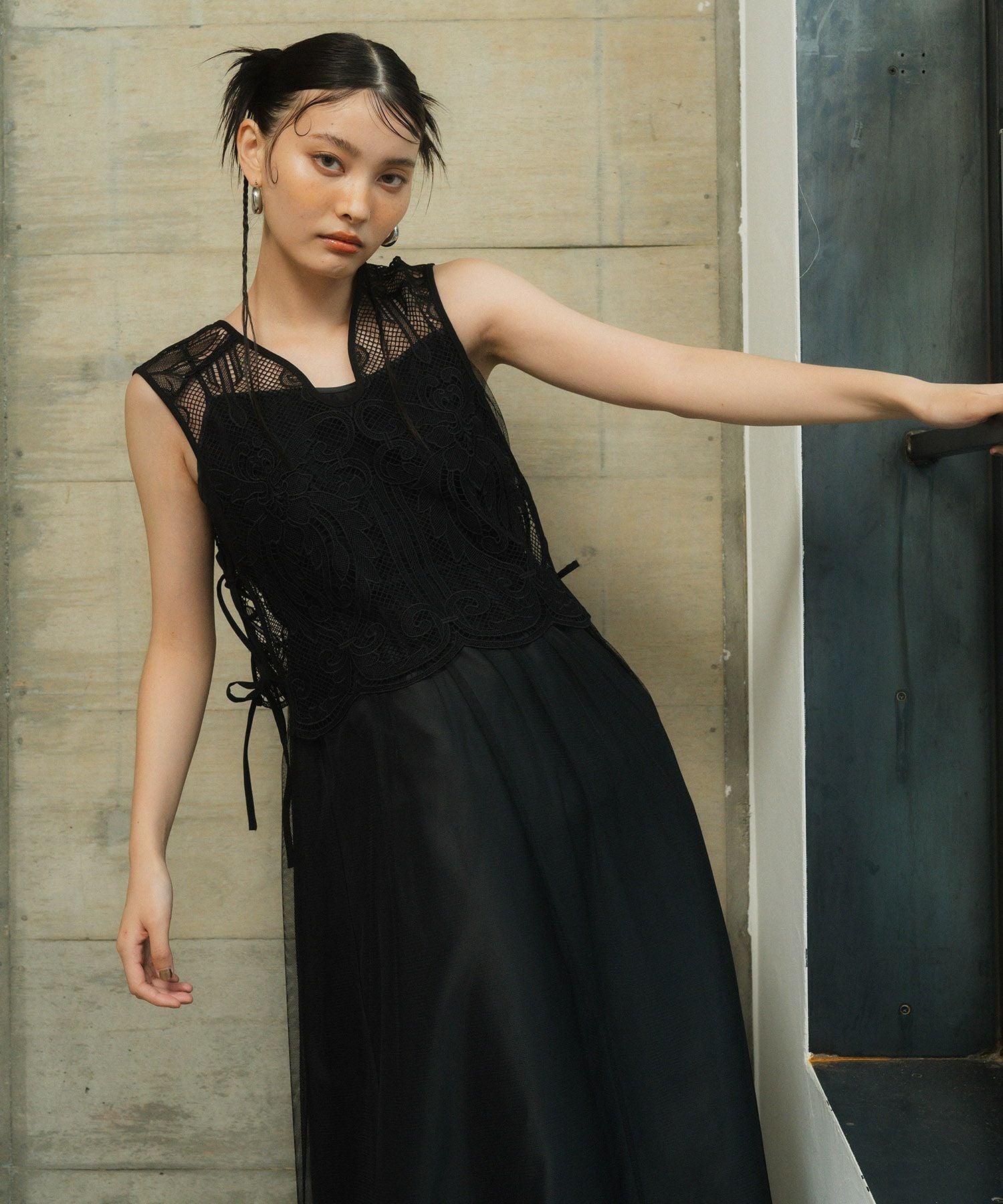 tulle layered dress | ANDRESD