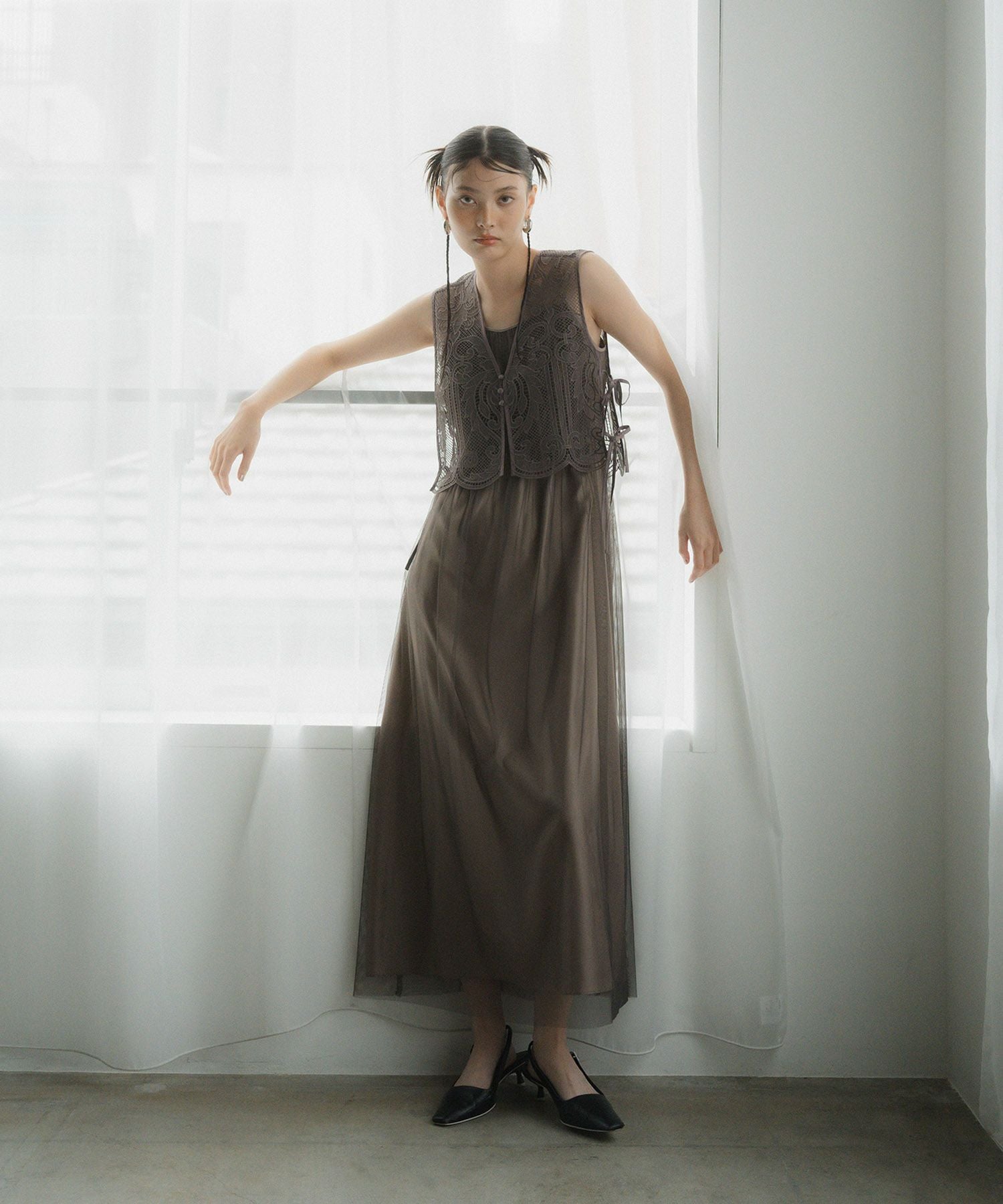 tulle layered dress | ANDRESD