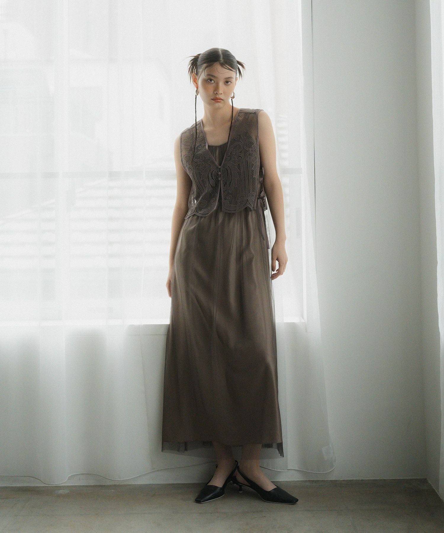 tulle layered dress | ANDRESD