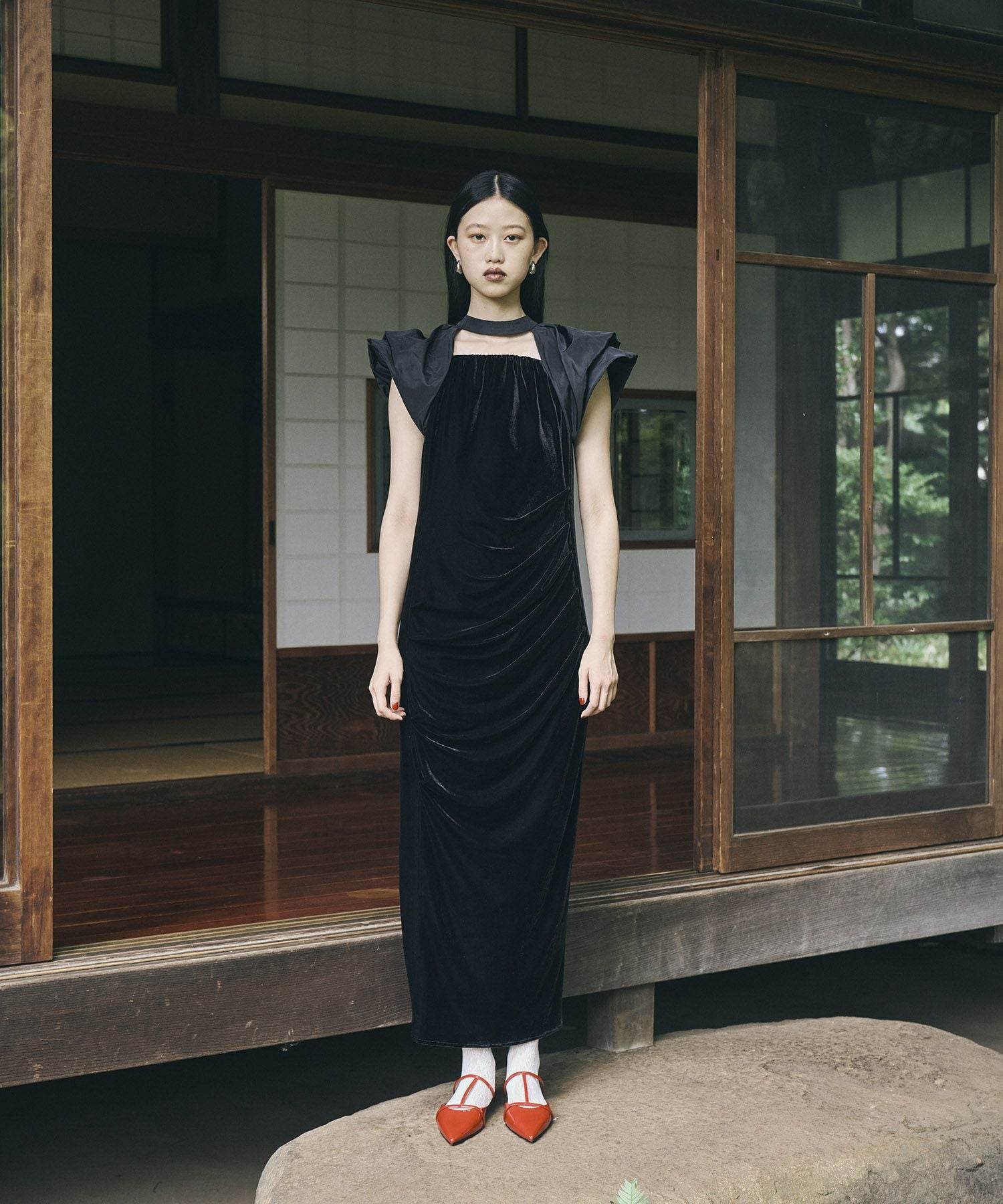 ANDRESD ドレープベロアドレス / drape velour dress 000000000072-01.jpg?size=xl&w=
