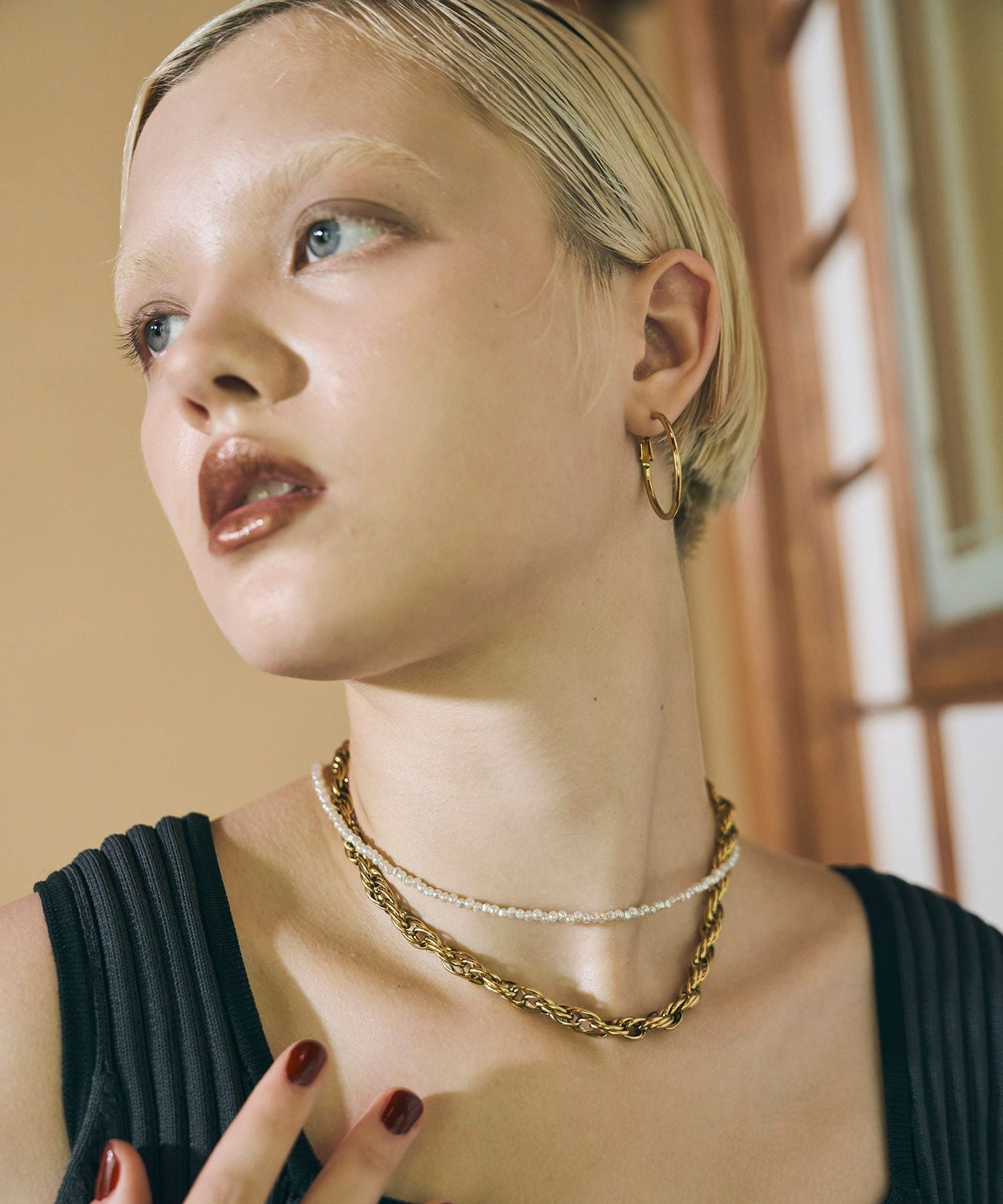 ANDRÉSD ネックレス lariat necklace ゴールド multi lariat necklace | ANDRESD
