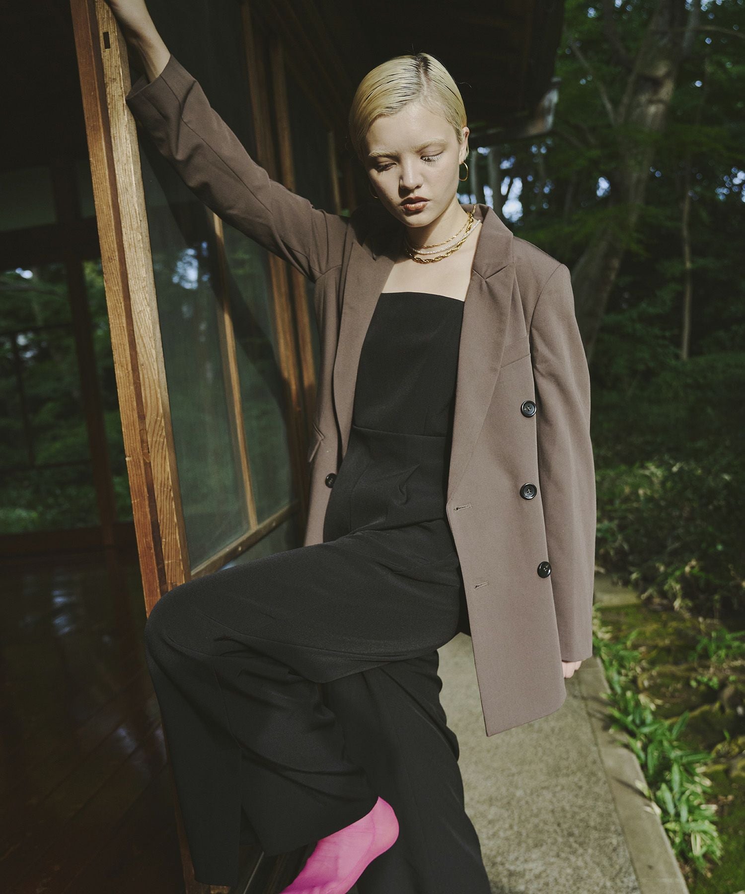 peaked lapel jacket | ANDRESD