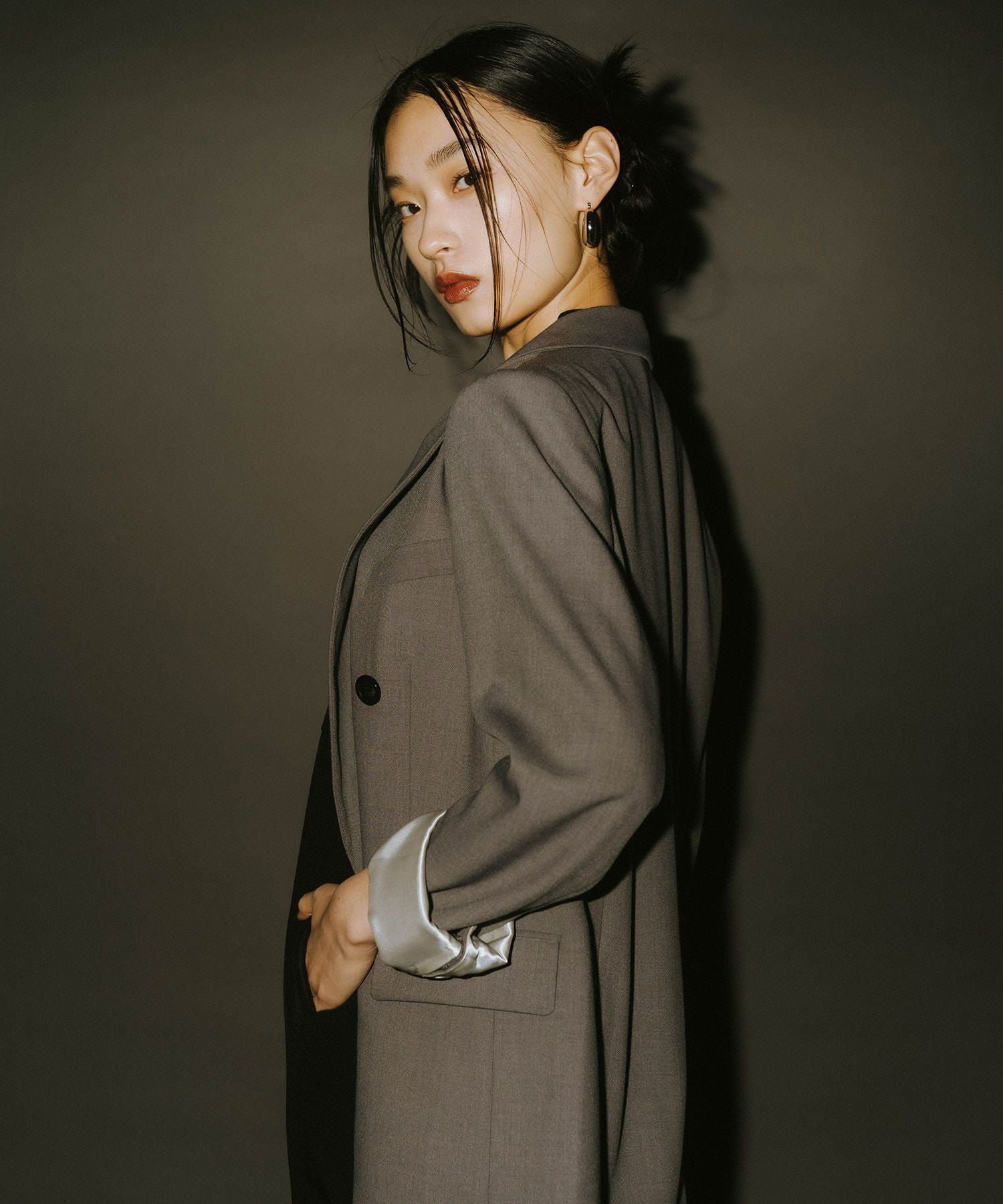 peaked lapel jacket | ANDRESD