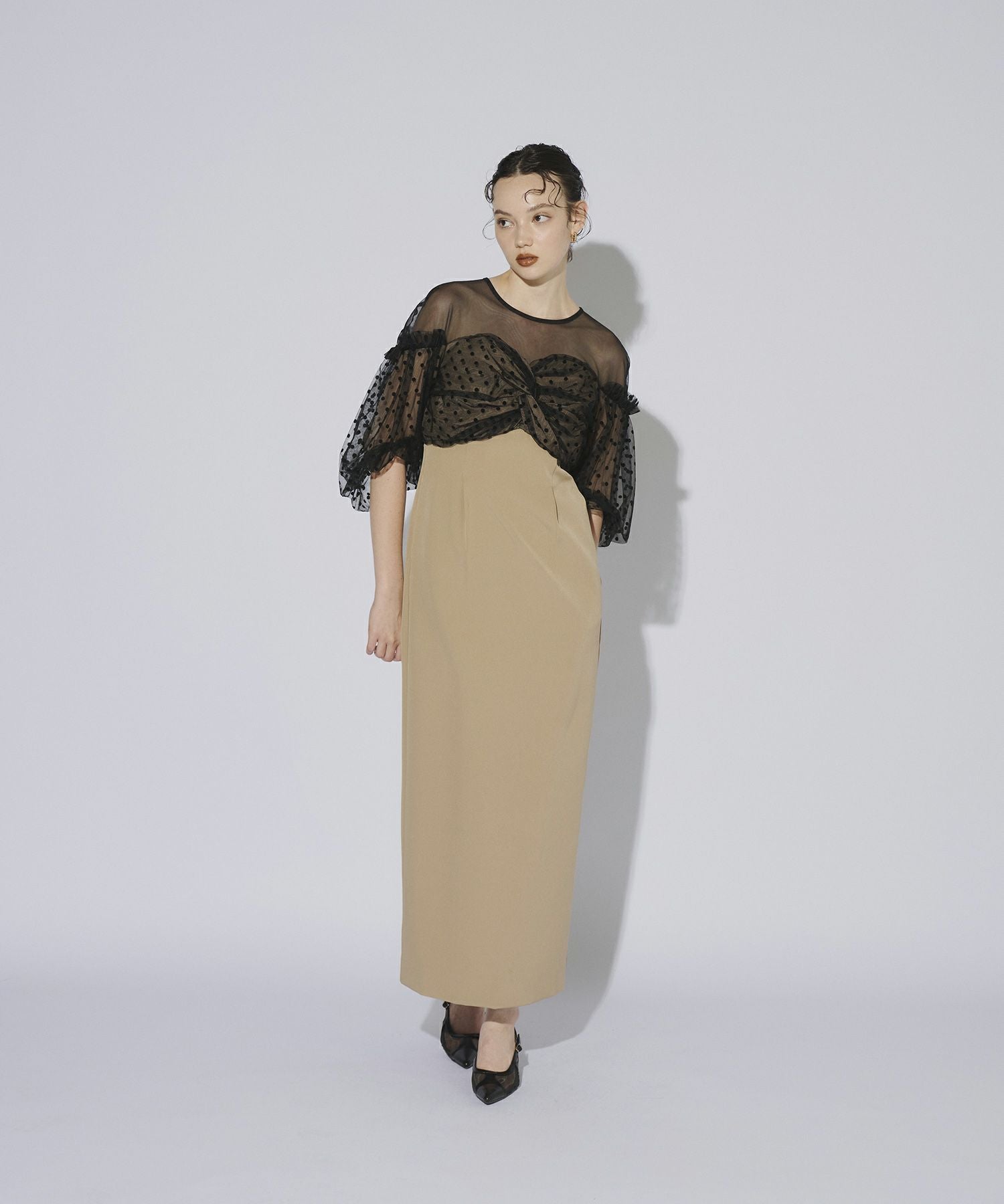 flocky dot one piece | ANDRESD