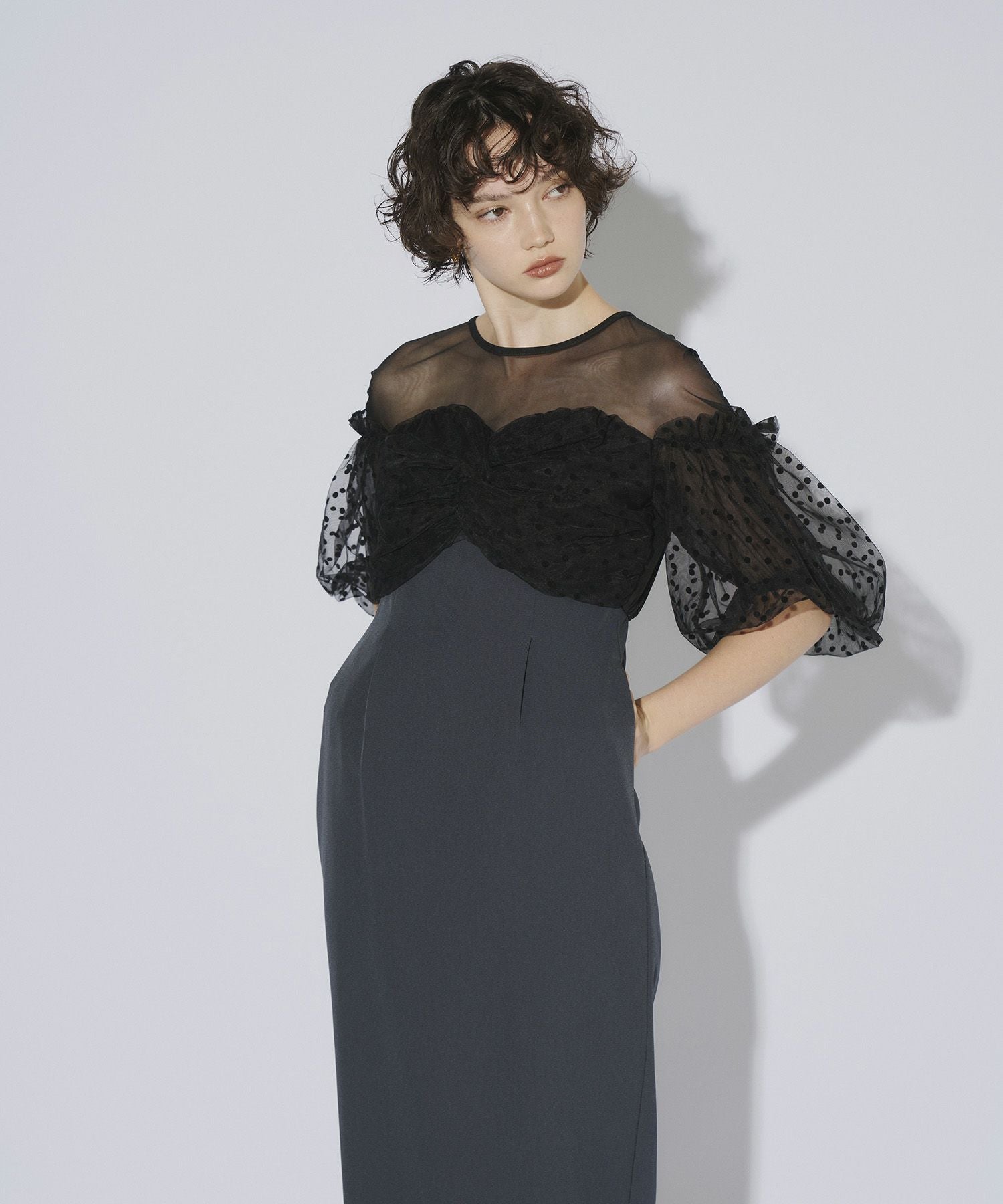 flocky dot one piece | ANDRESD