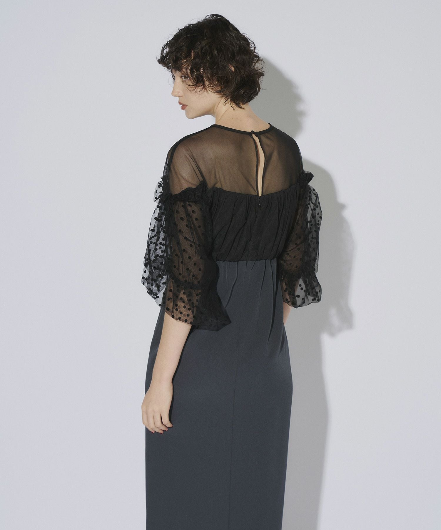 flocky dot one piece | ANDRESD