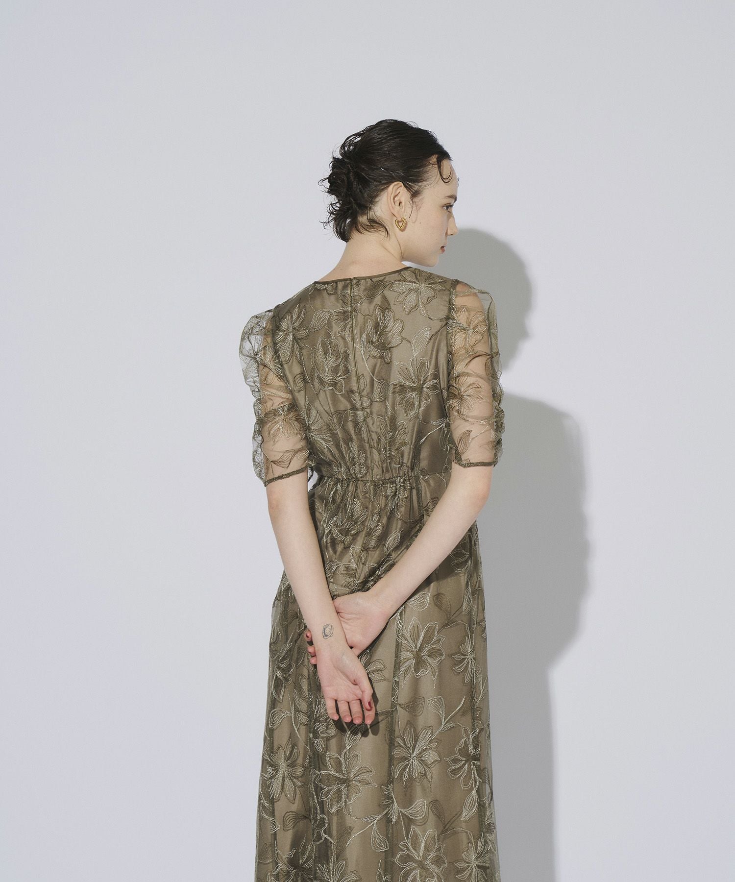 yoke slit dress | ANDRESD