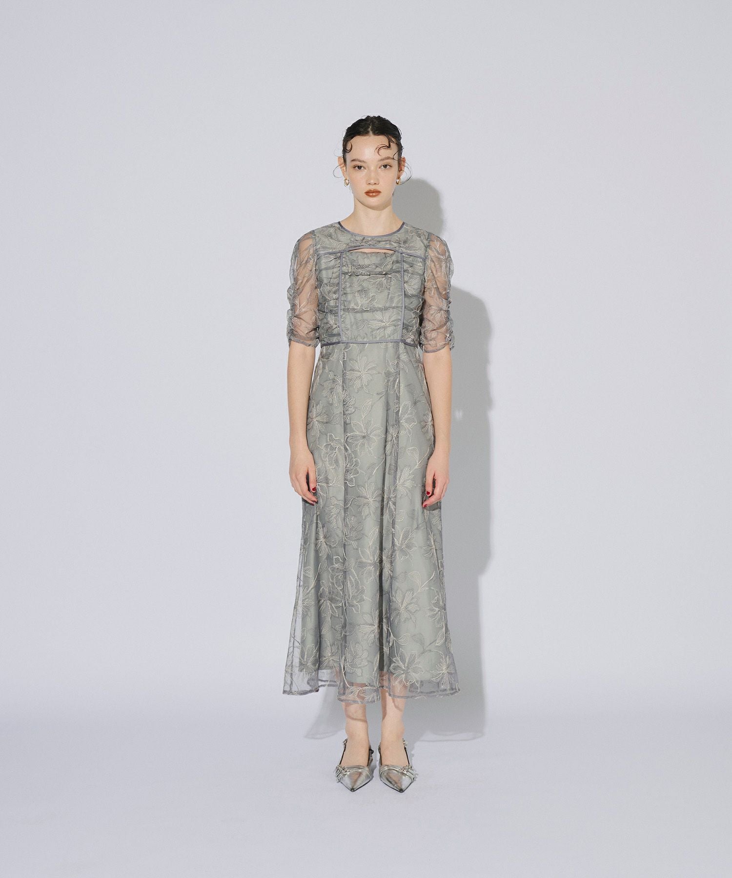 yoke slit dress | ANDRESD