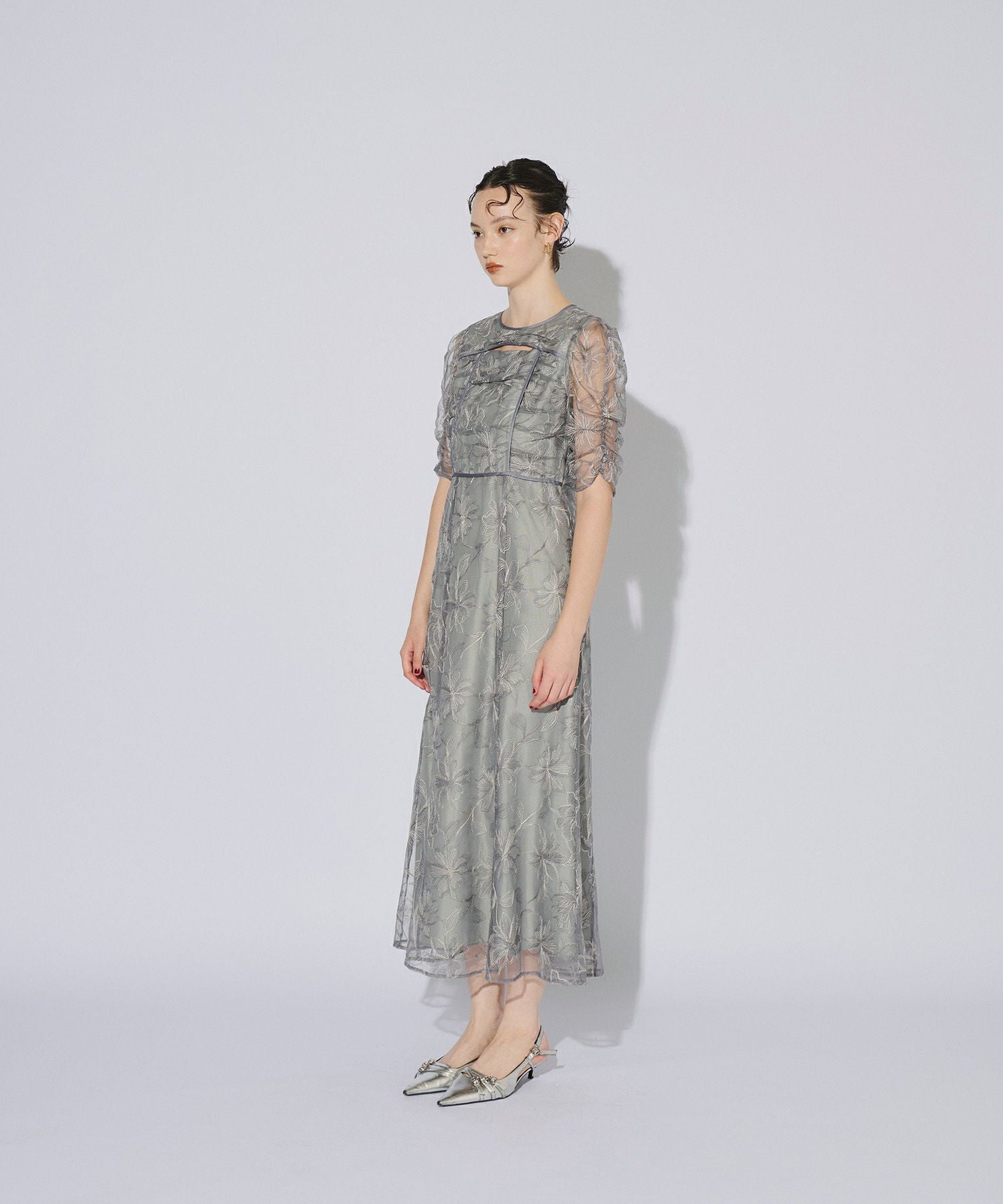 yoke slit dress | ANDRESD