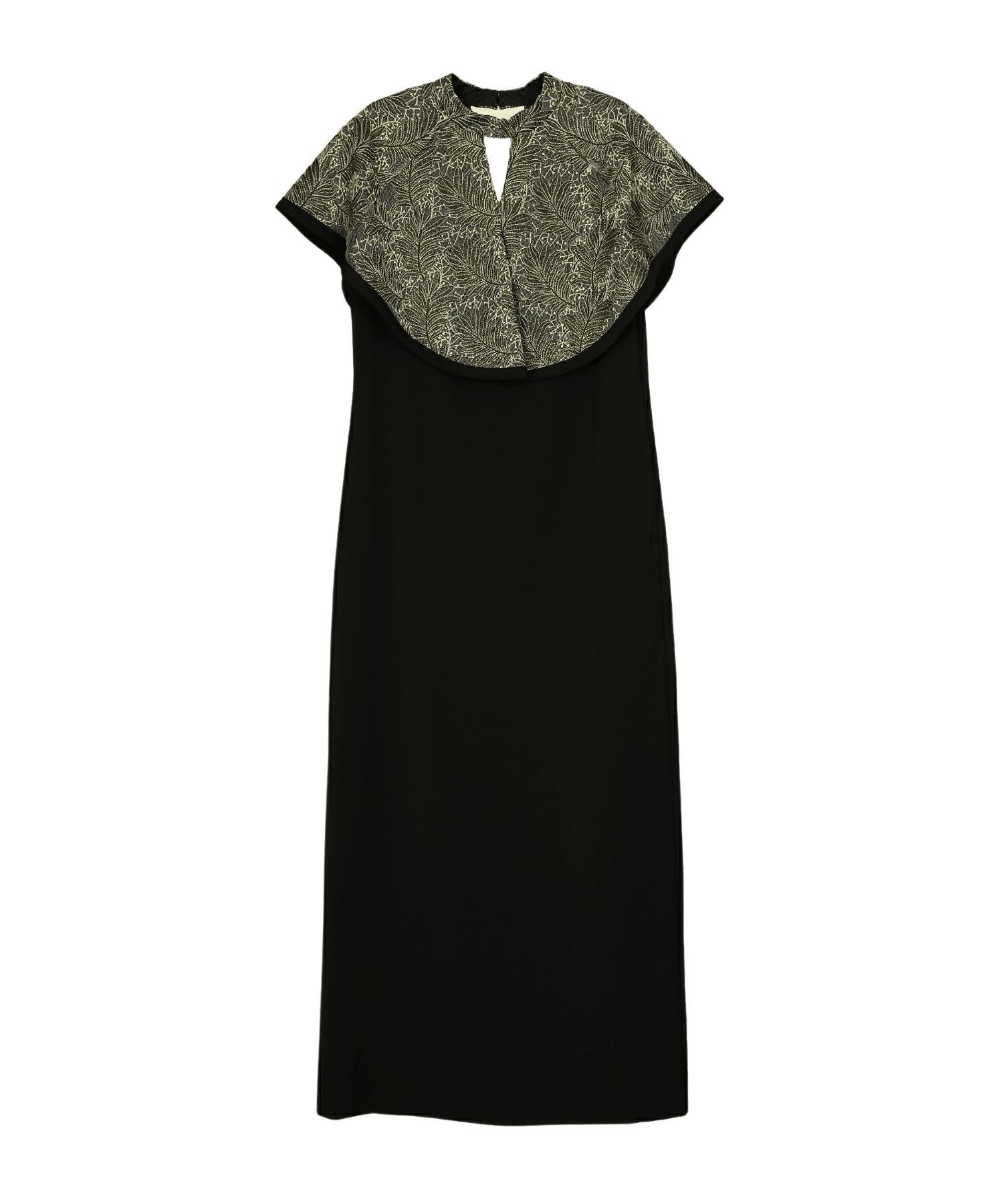 embroidery cape dress | ANDRESD