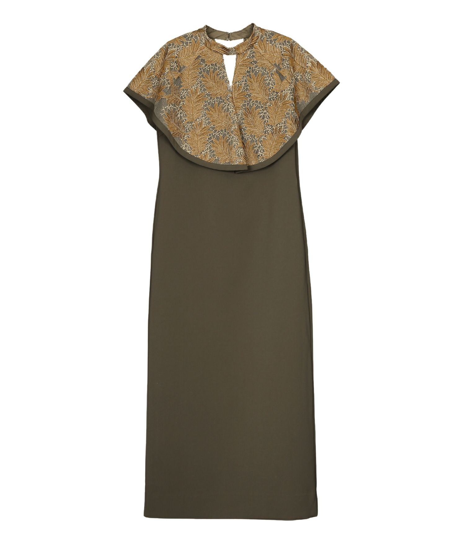 embroidery cape dress | ANDRESD