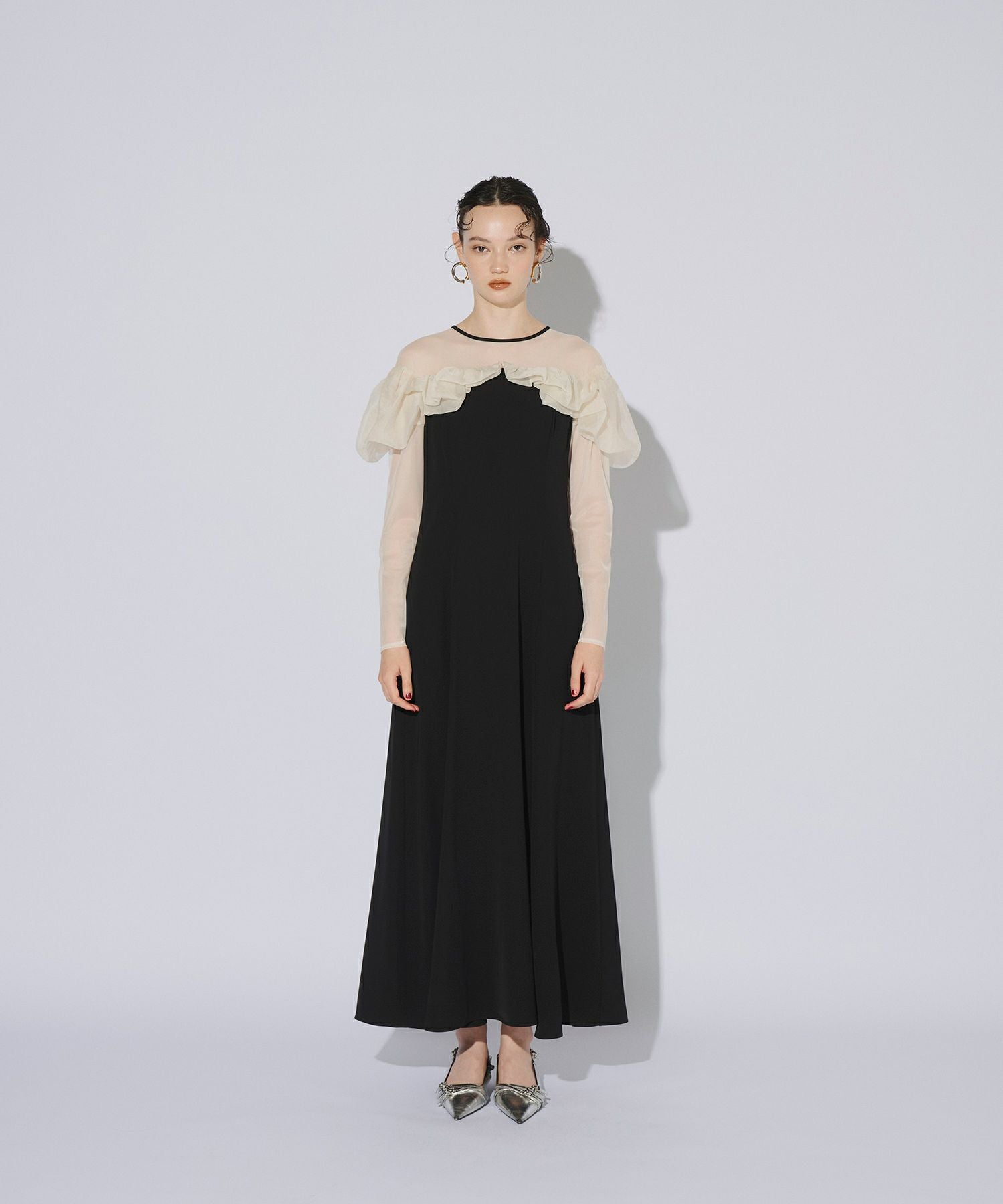 frills flare dress | ANDRESD