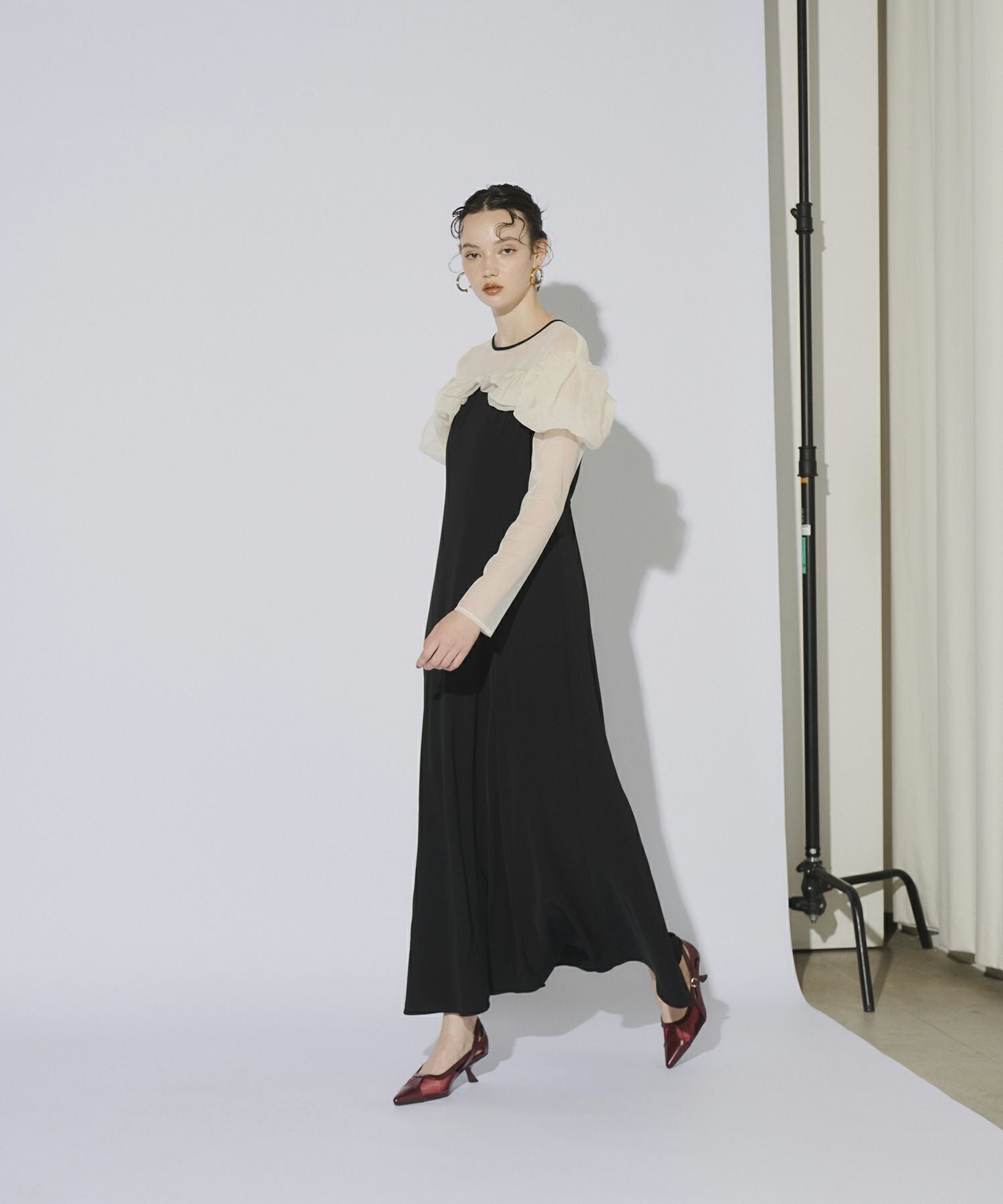 frills flare dress | ANDRESD