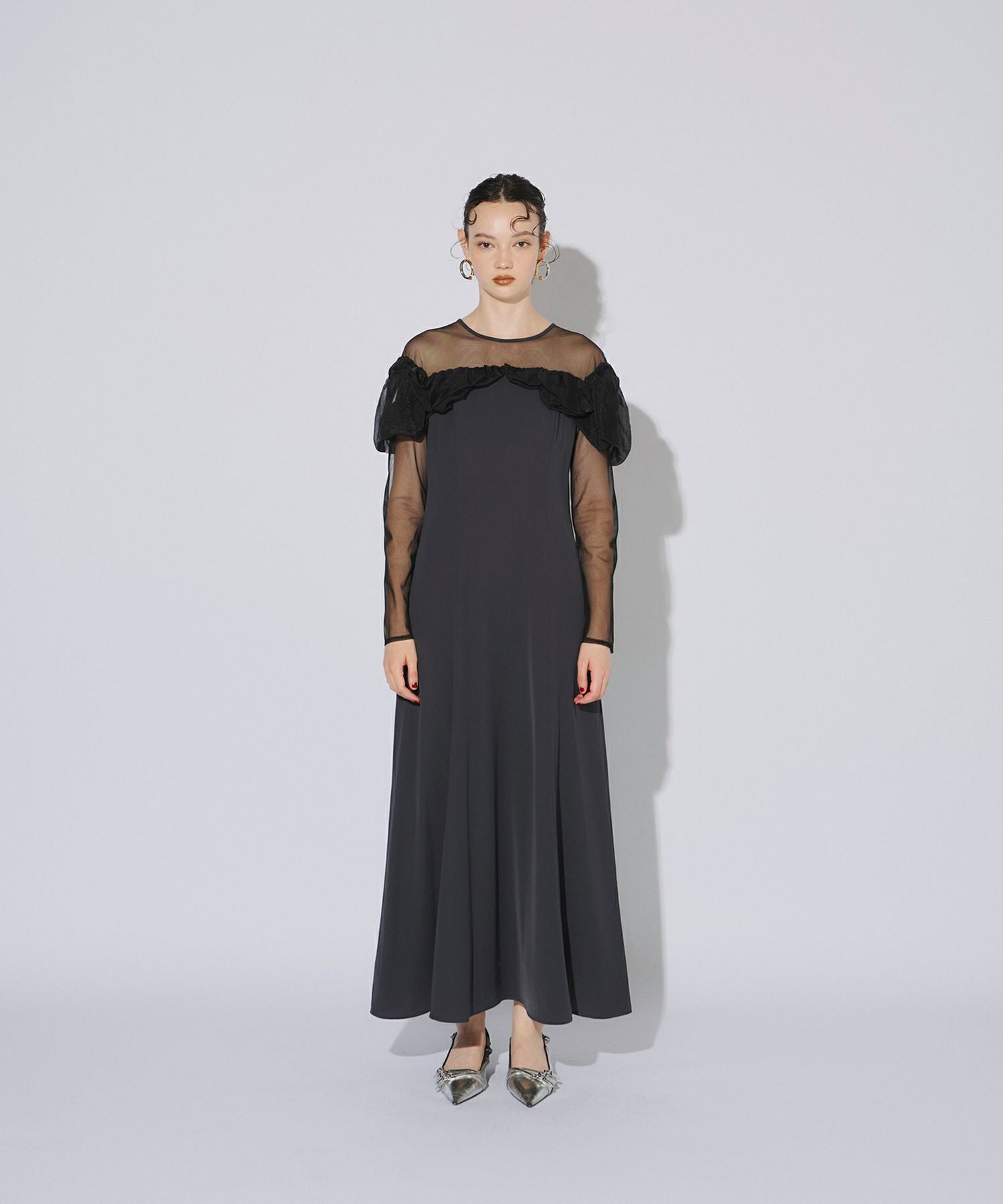 frills flare dress | ANDRESD